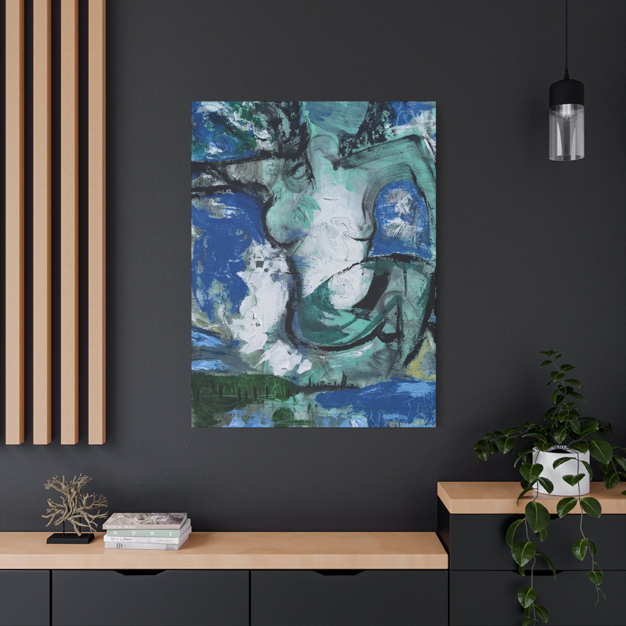 "The Soft Reign of Green and Grace" Print on Canvas (8x10, 16x20, 20x24, 24x30, 30x40)