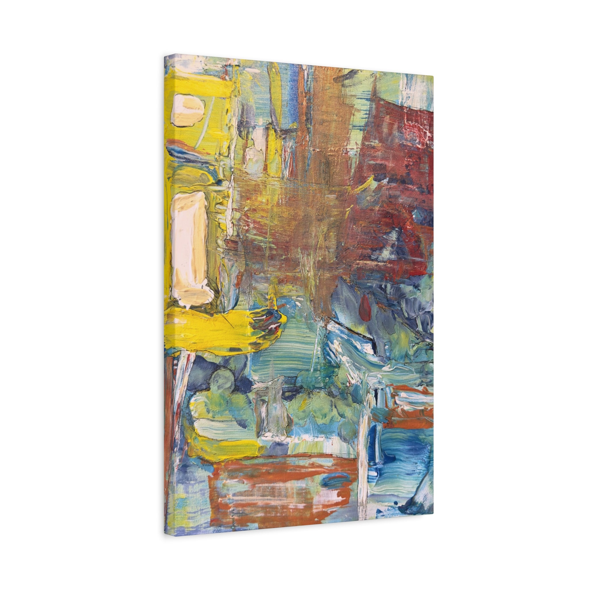 "Canal Town" Print on Canvas (12x18, 16x24, 20x30, 24x36)