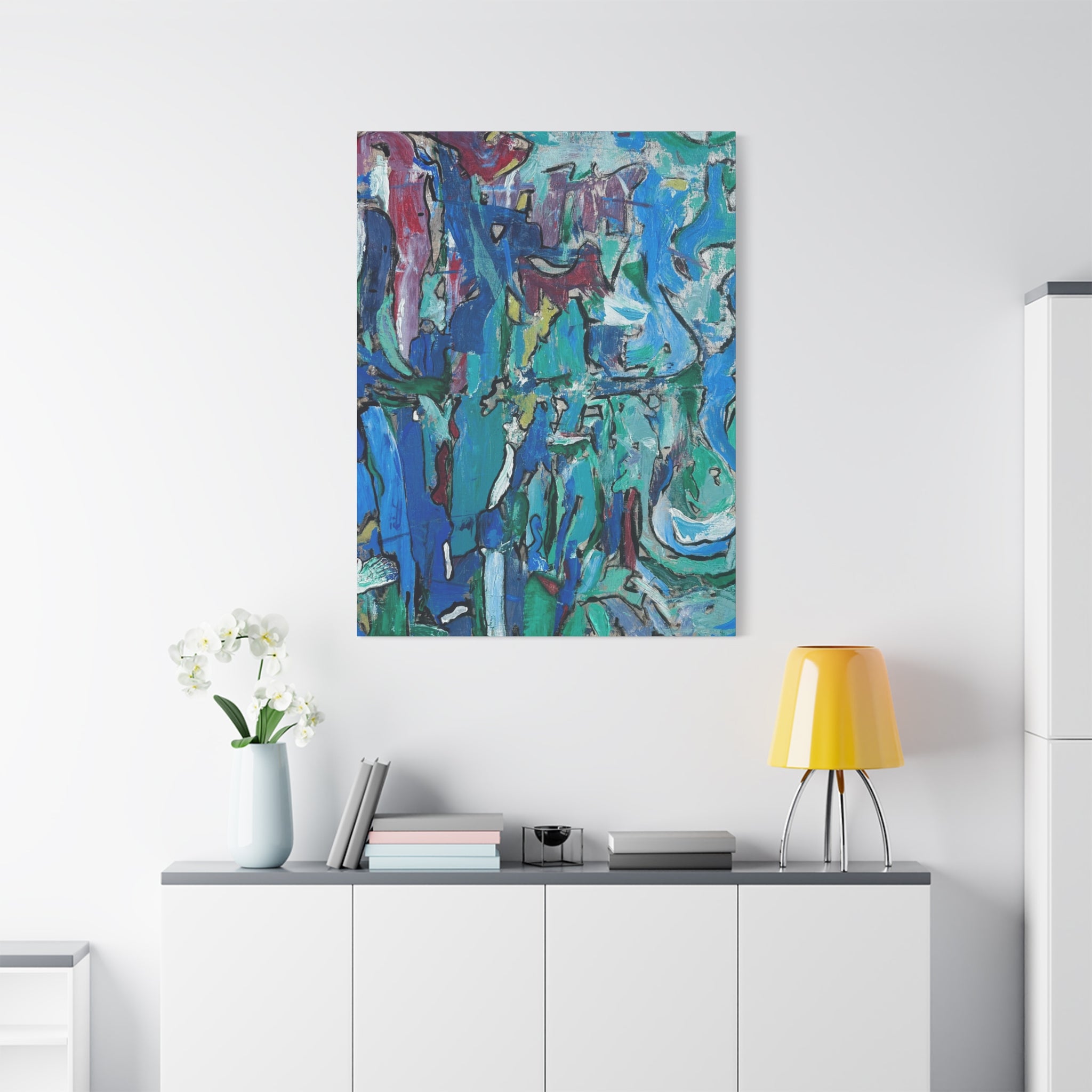 "Folks on Tour of the Imaginal Arena" Print on Canvas (8x10, 16x20, 20x24, 24x30, 30x40))