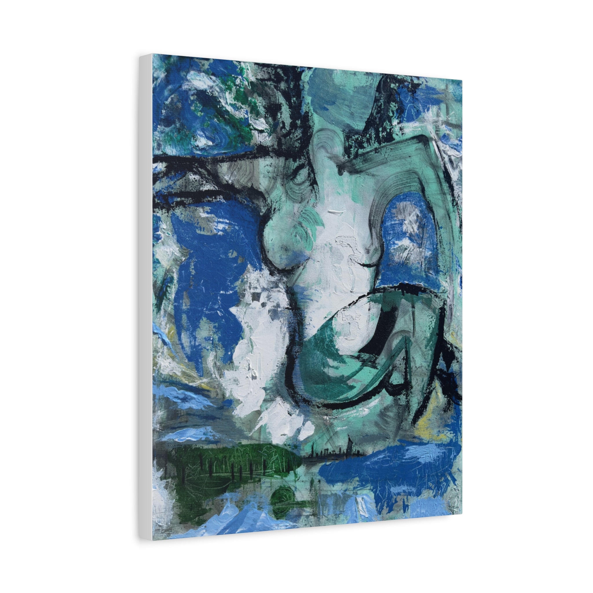 "The Soft Reign of Green and Grace" Print on Canvas (8x10, 16x20, 20x24, 24x30, 30x40)