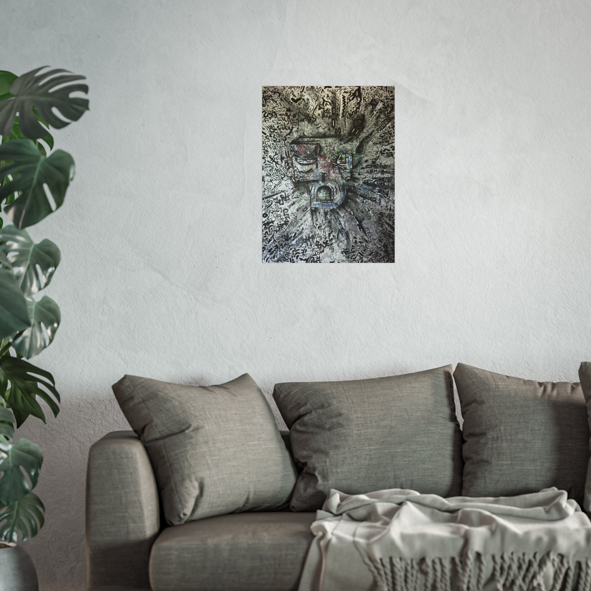 "Glyphcurrent" Print on Canvas (8x10, 16x20, 20x24, 24x30, 30x40)