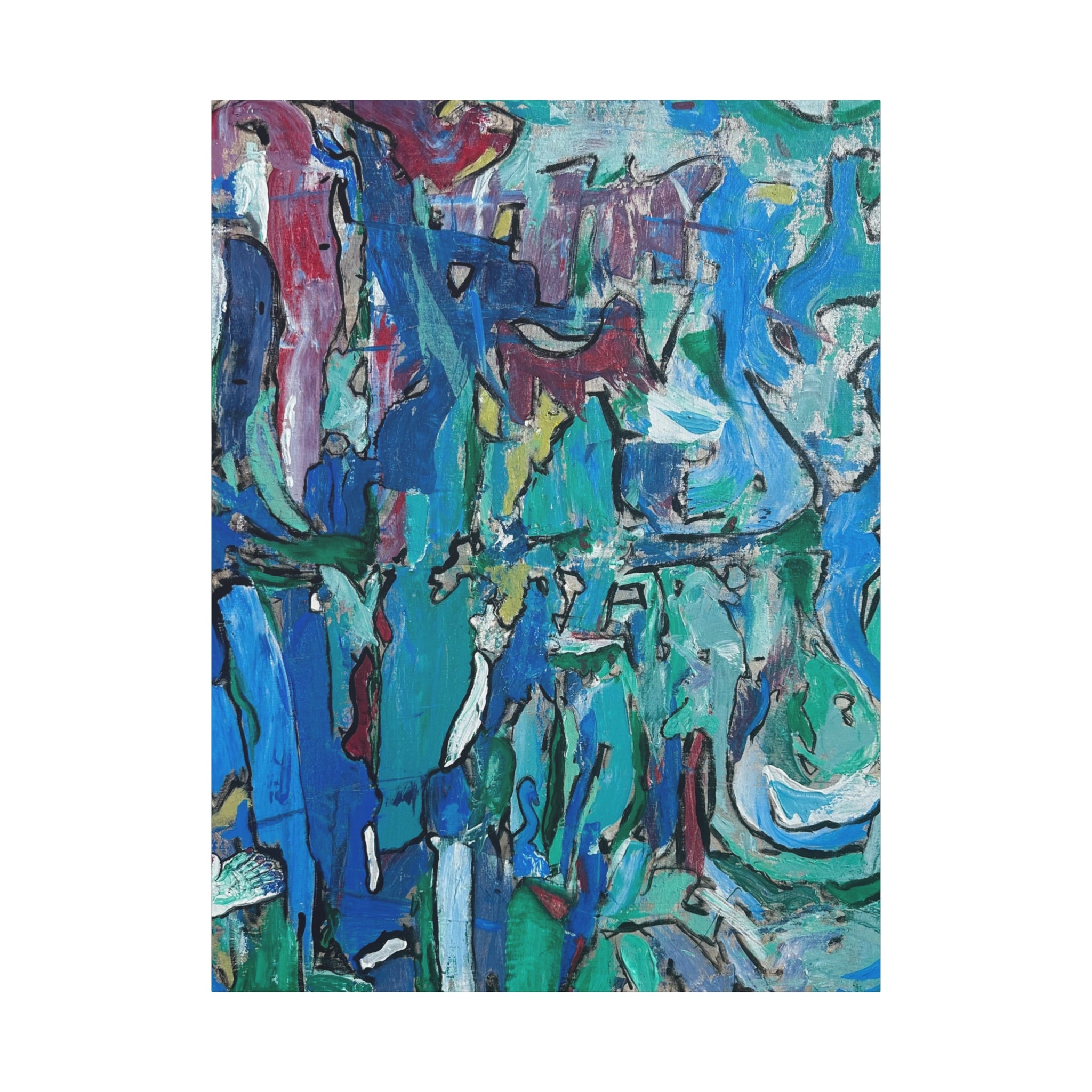 "Folks on Tour of the Imaginal Arena" Print on Canvas (8x10, 16x20, 20x24, 24x30, 30x40))