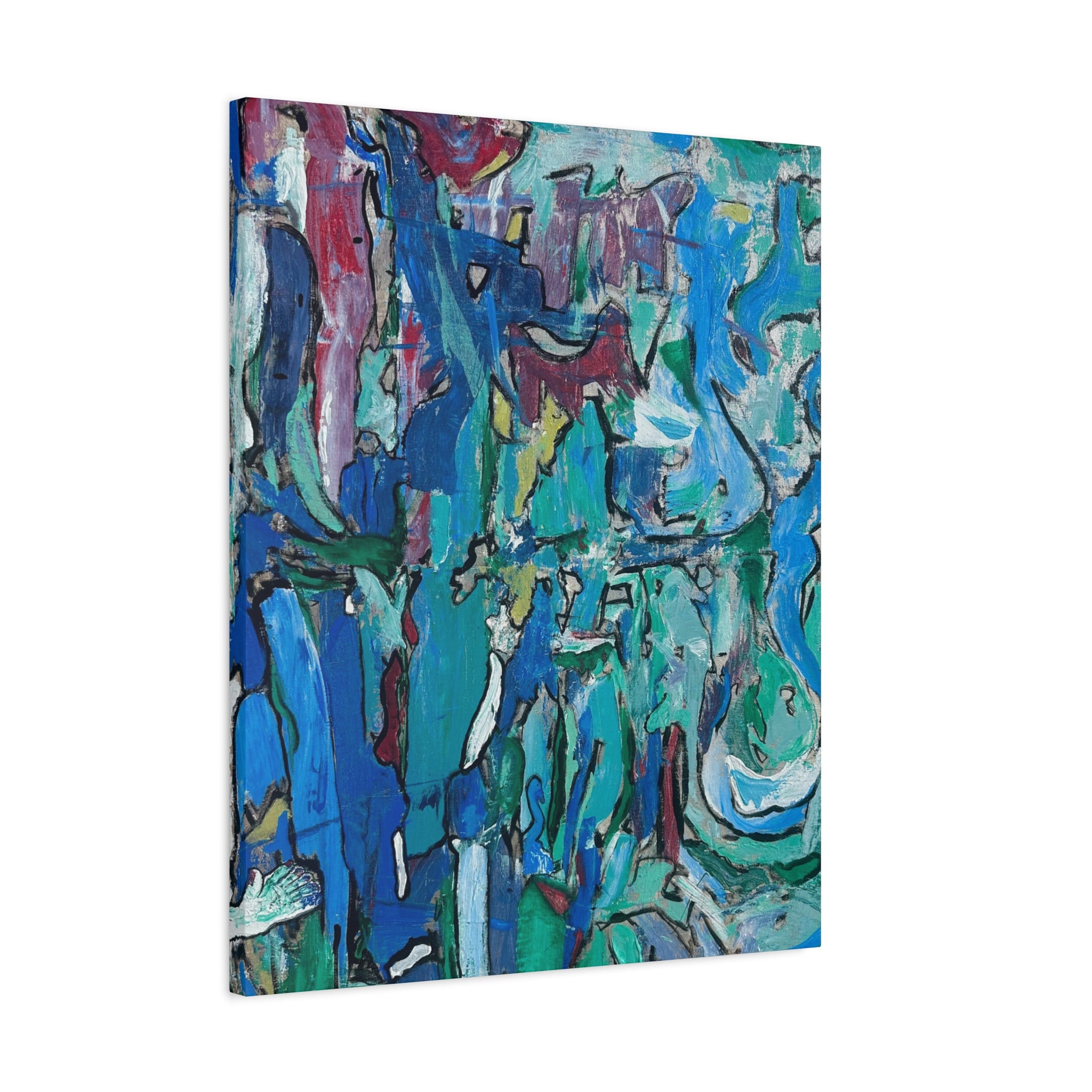 "Folks on Tour of the Imaginal Arena" Print on Canvas (8x10, 16x20, 20x24, 24x30, 30x40))