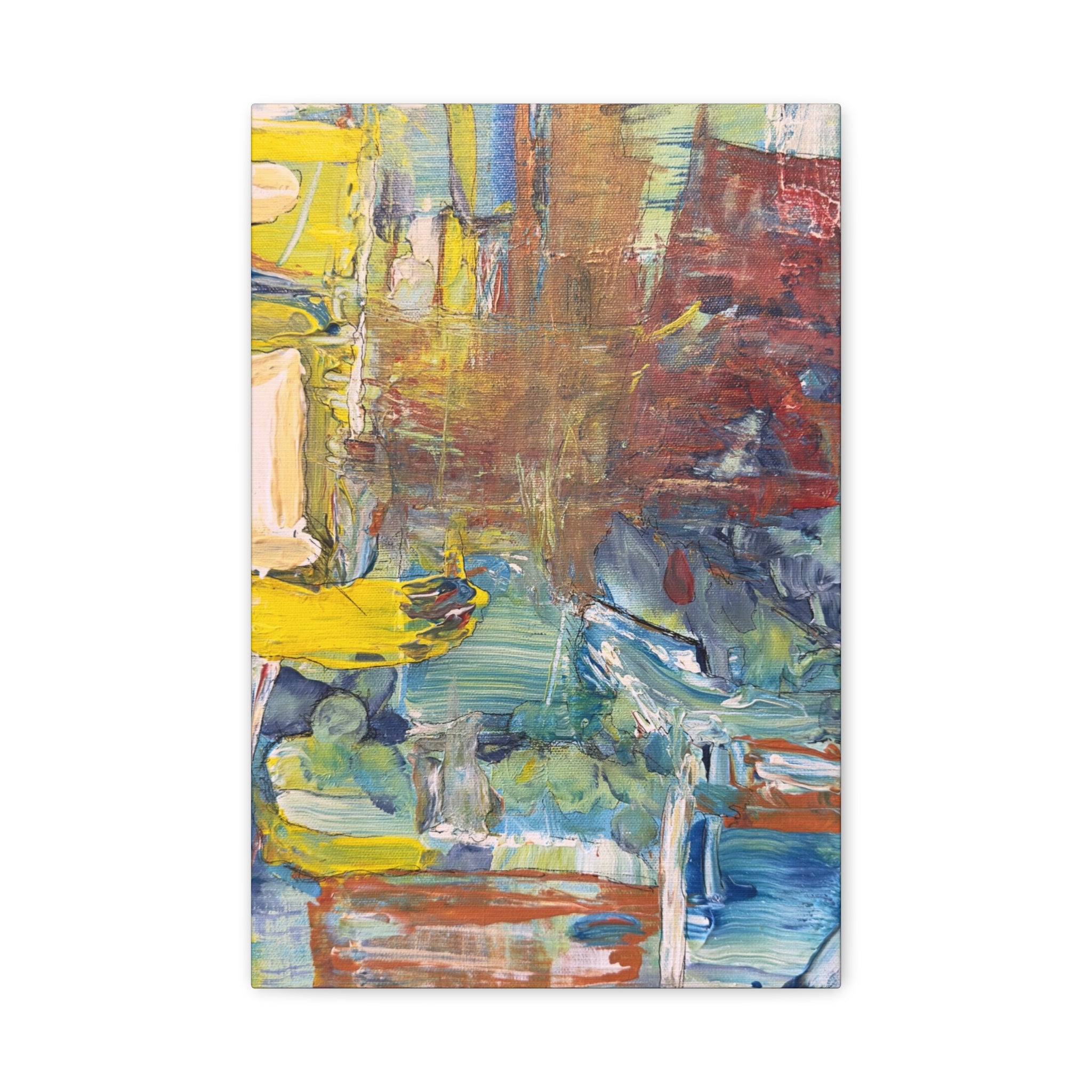 "Canal Town" Print on Canvas (12x18, 16x24, 20x30, 24x36)