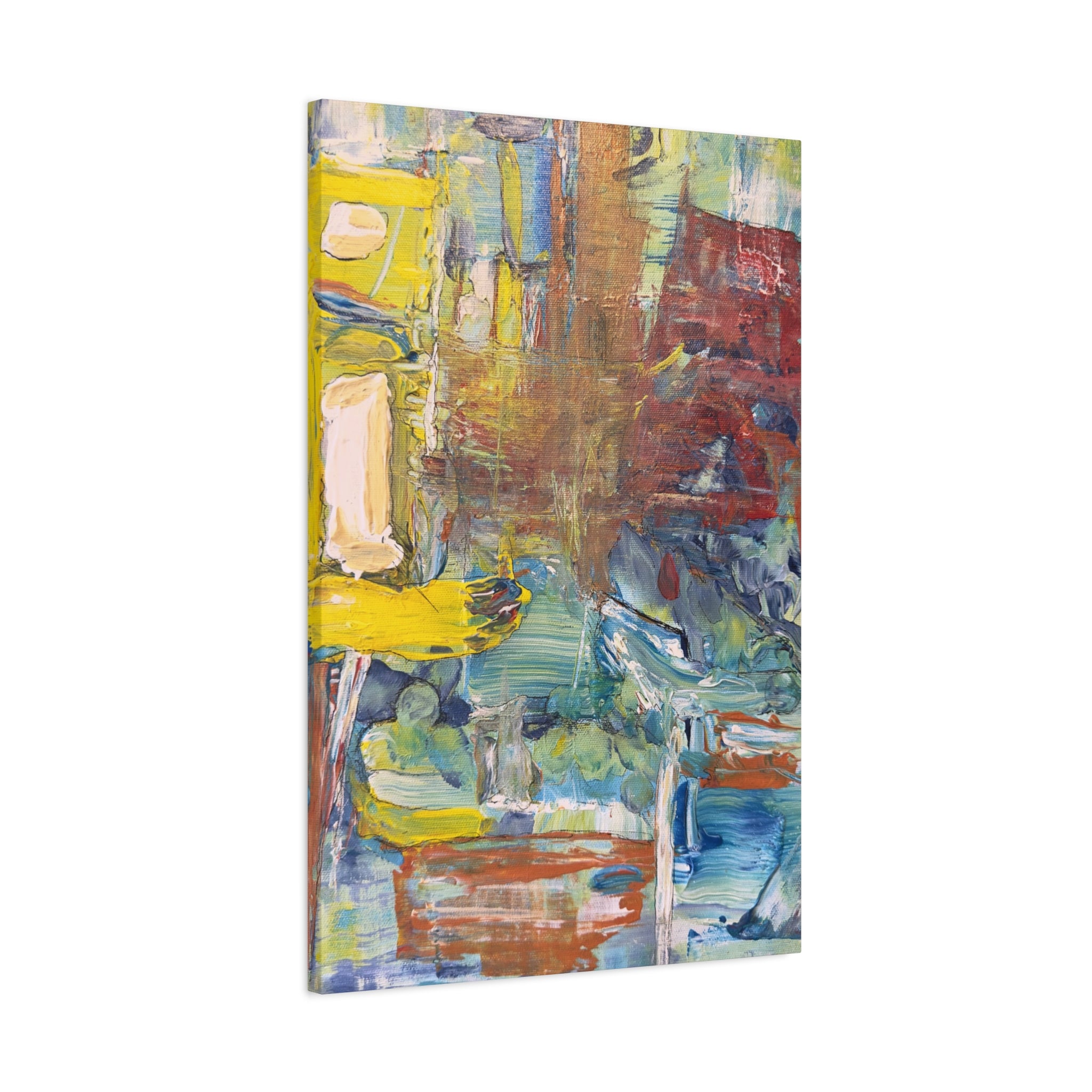 "Canal Town" Print on Canvas (12x18, 16x24, 20x30, 24x36)