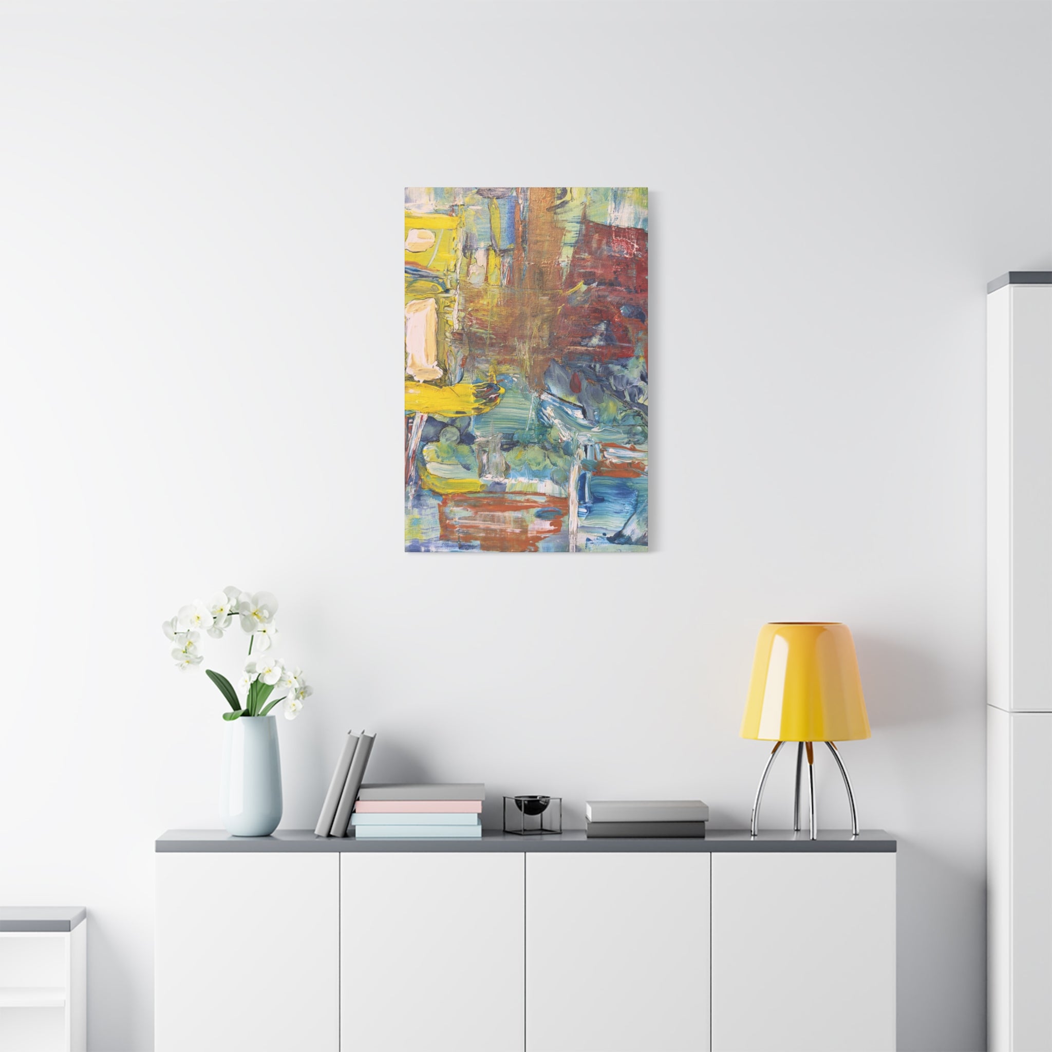 "Canal Town" Print on Canvas (12x18, 16x24, 20x30, 24x36)