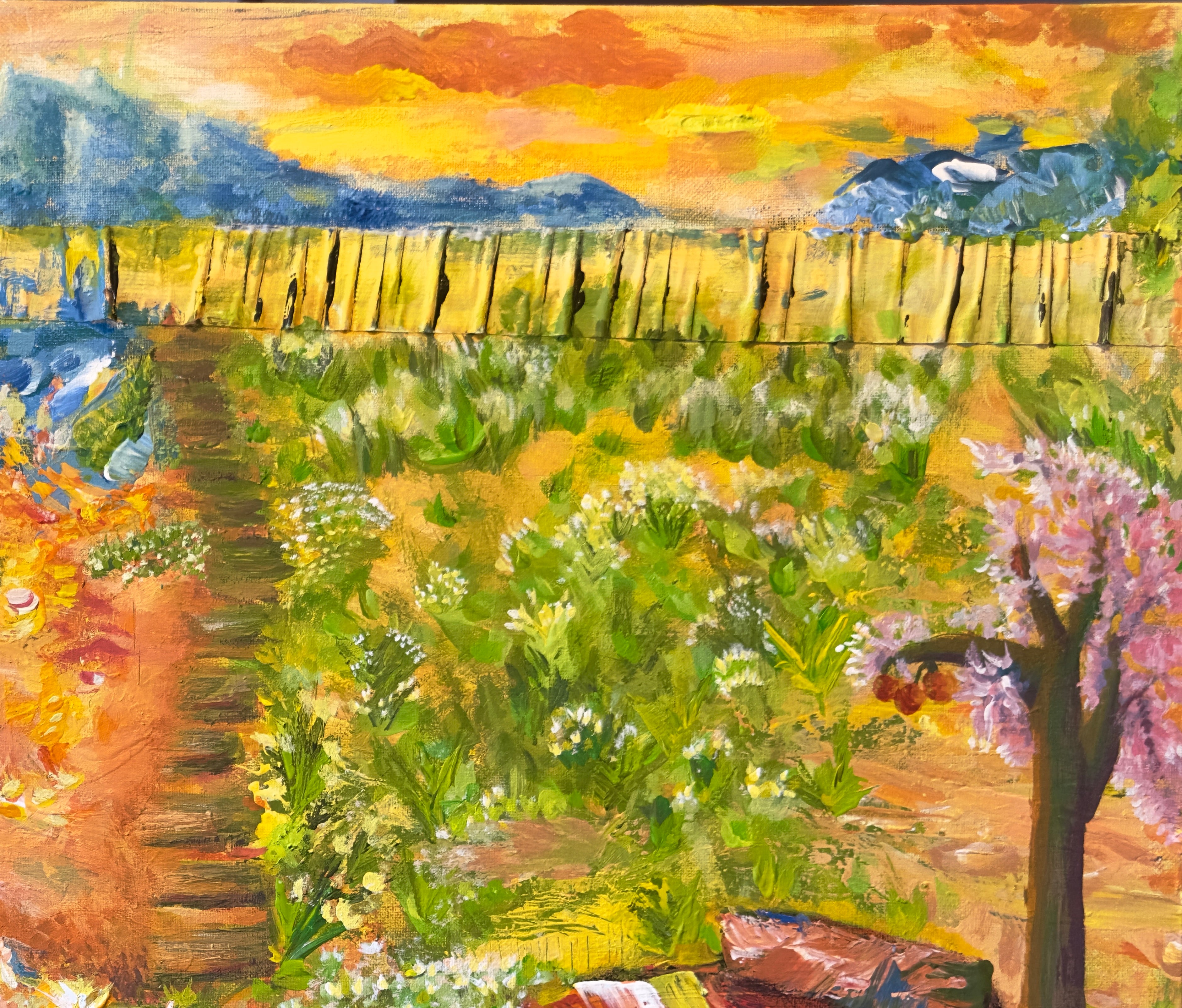 "Lucid's Garden" 30 x 24 Acrylic on Canvas