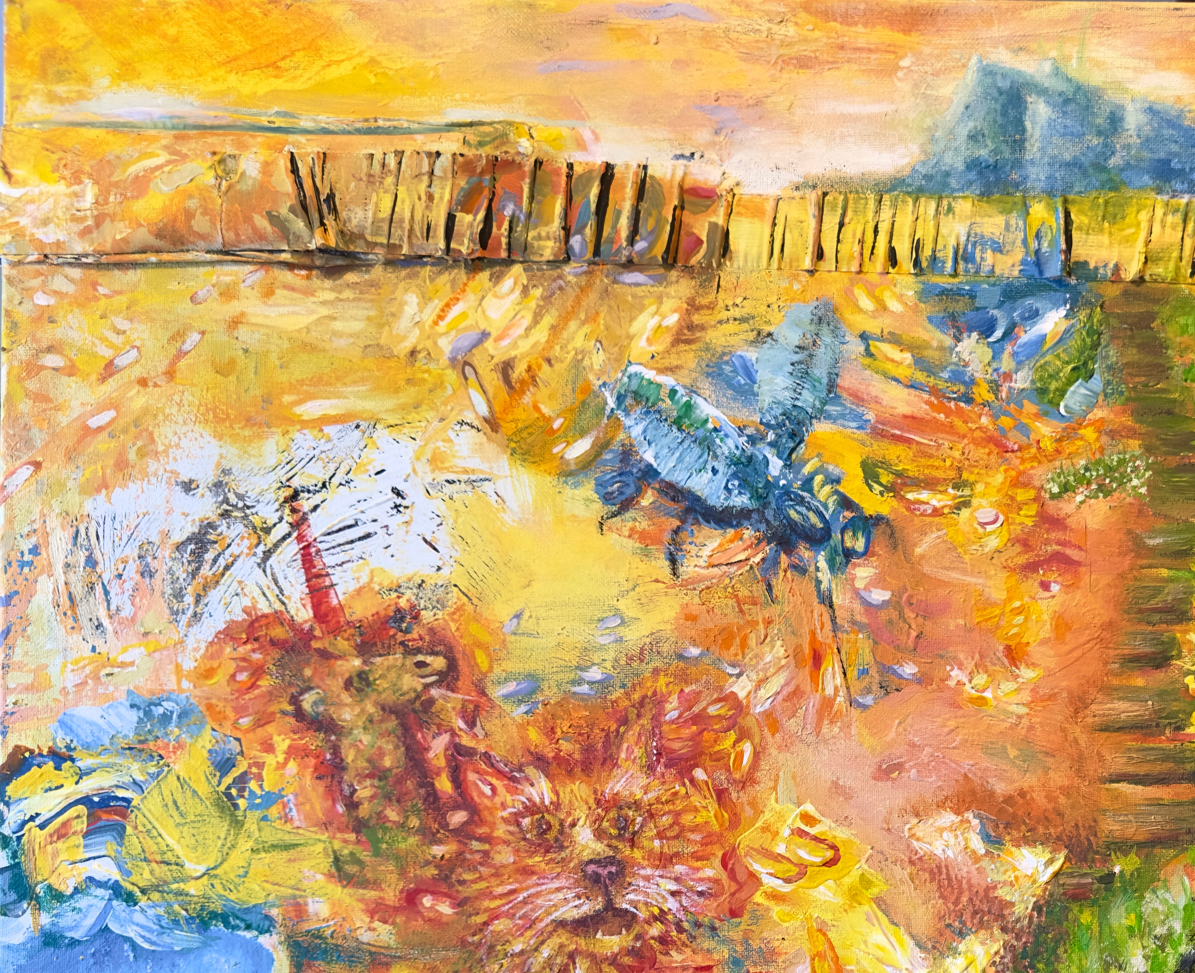 "Lucid's Garden" 30 x 24 Acrylic on Canvas