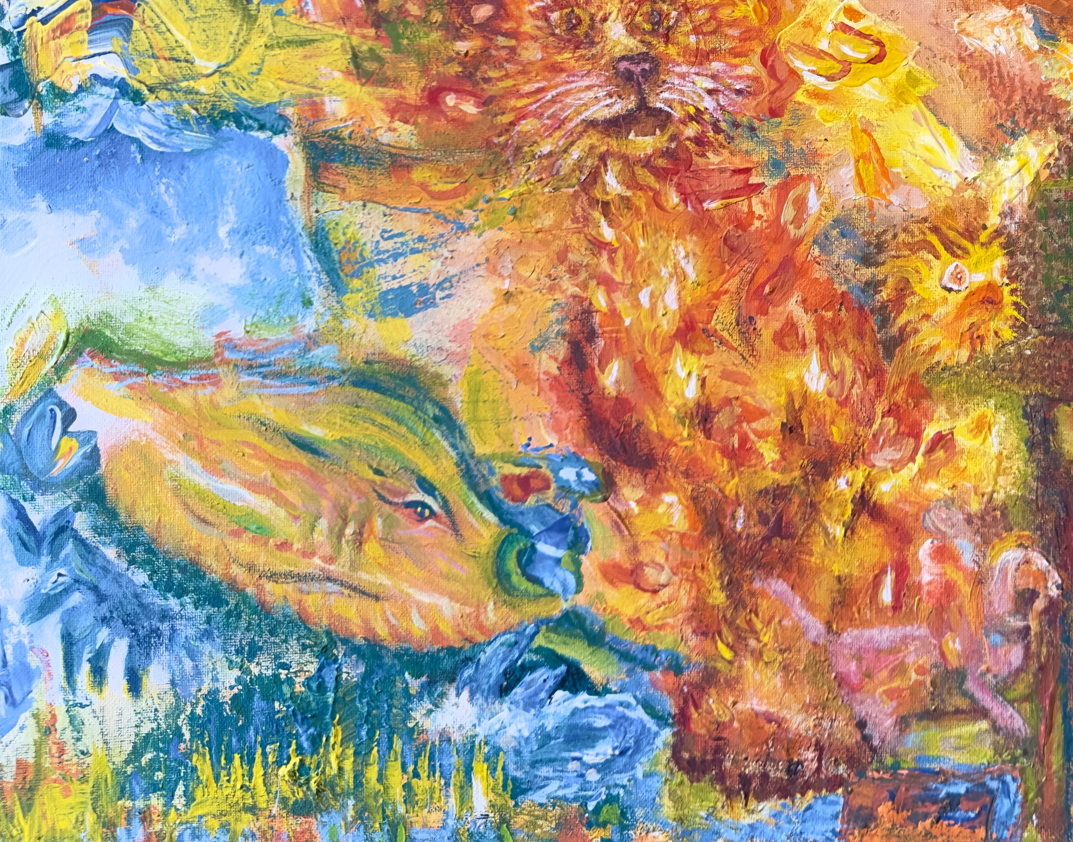 "Lucid's Garden" 30 x 24 Acrylic on Canvas