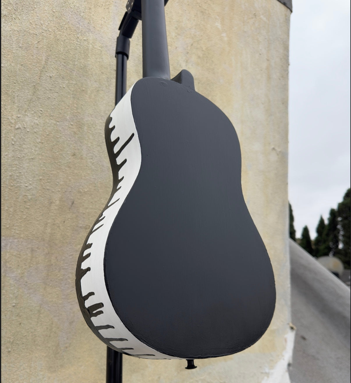 The Beatles Restored Hand-Painted Guitar