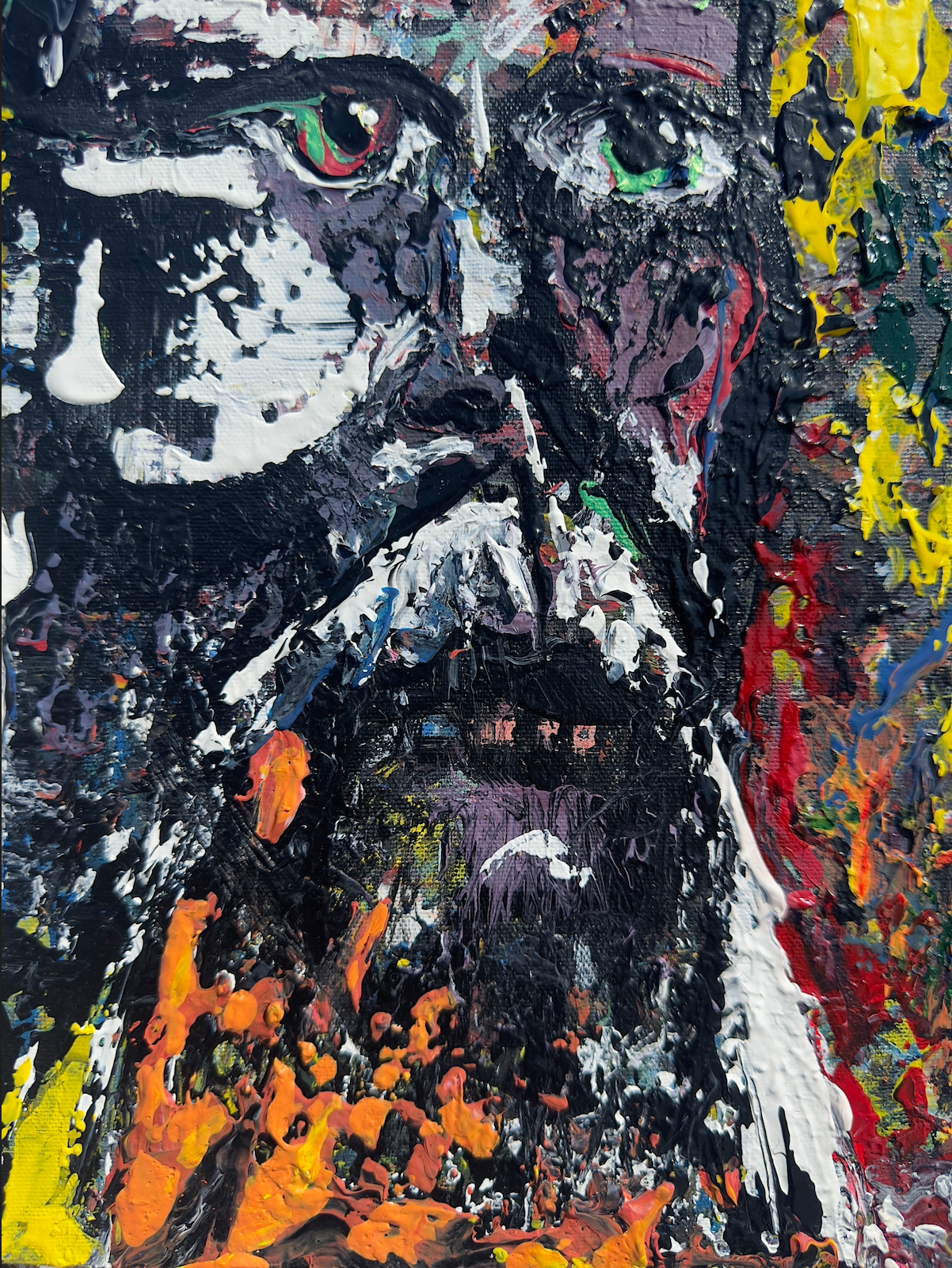 "King & Queen" 10 x 16 Acrylic on Canvas