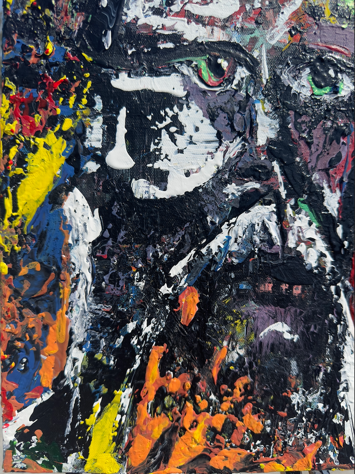 "King & Queen" 10 x 16 Acrylic on Canvas