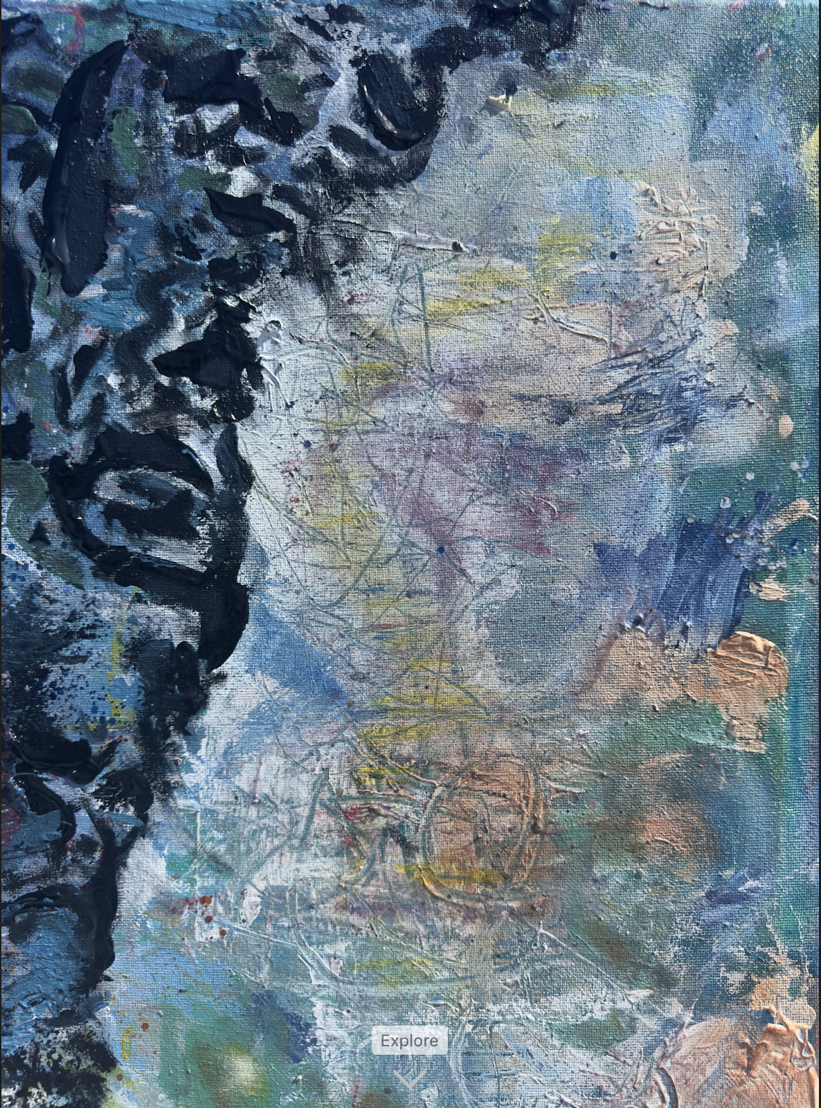 "Plume" 24x30 Acrylic on Canvas