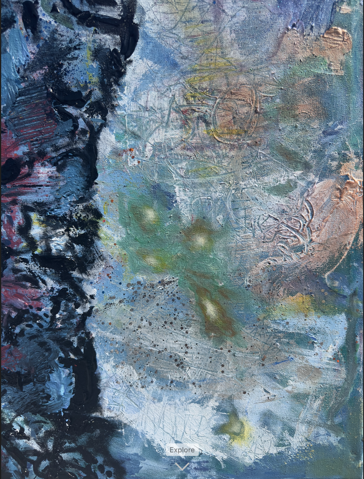 "Plume" 24x30 Acrylic on Canvas