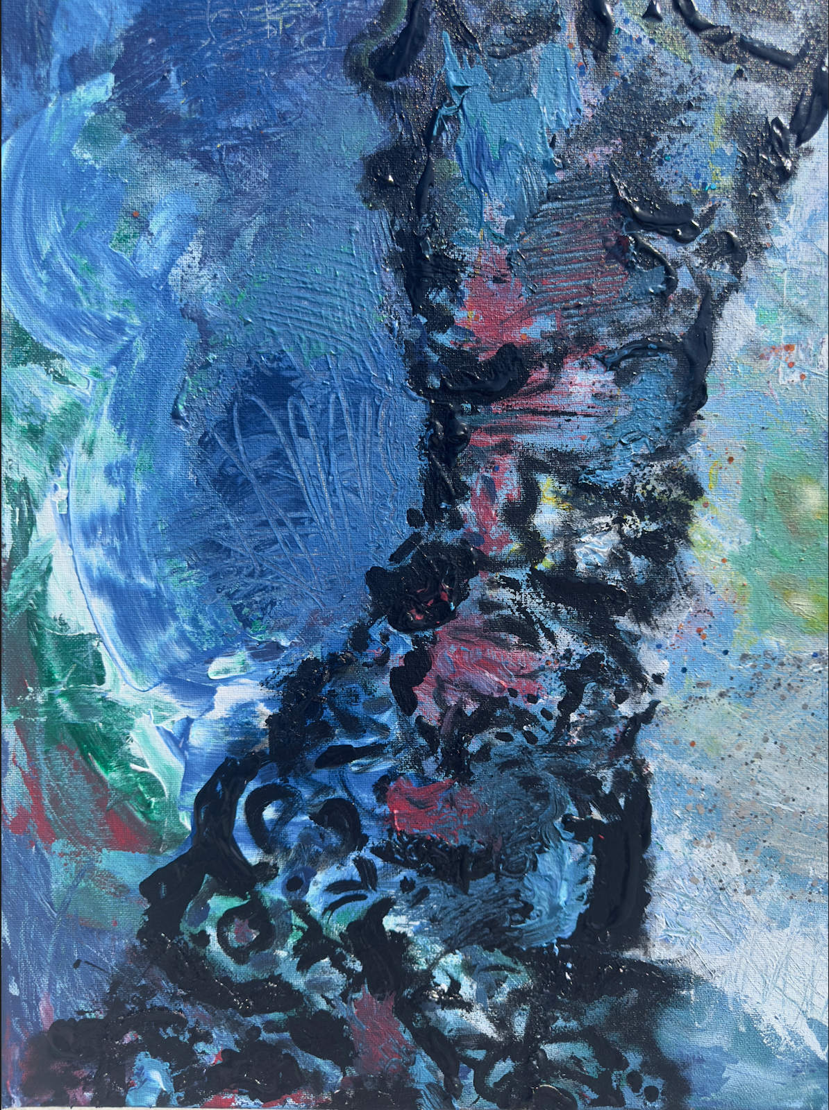 "Plume" 24x30 Acrylic on Canvas