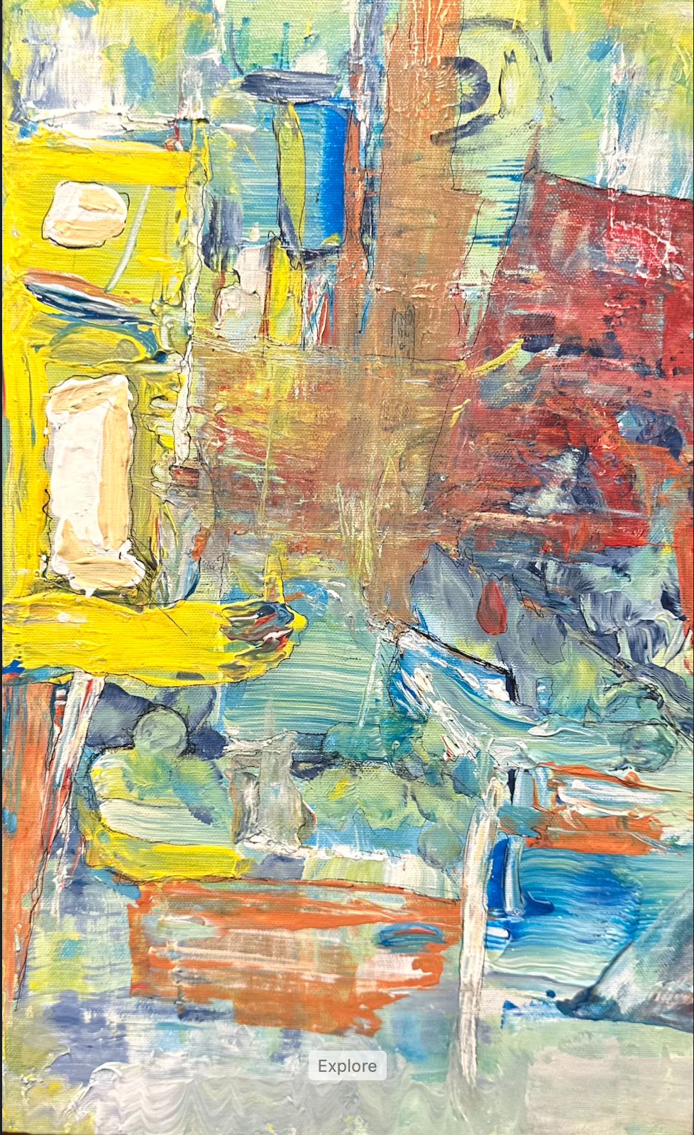 "Canal Town" 10 x 16 Acrylic on Canvas