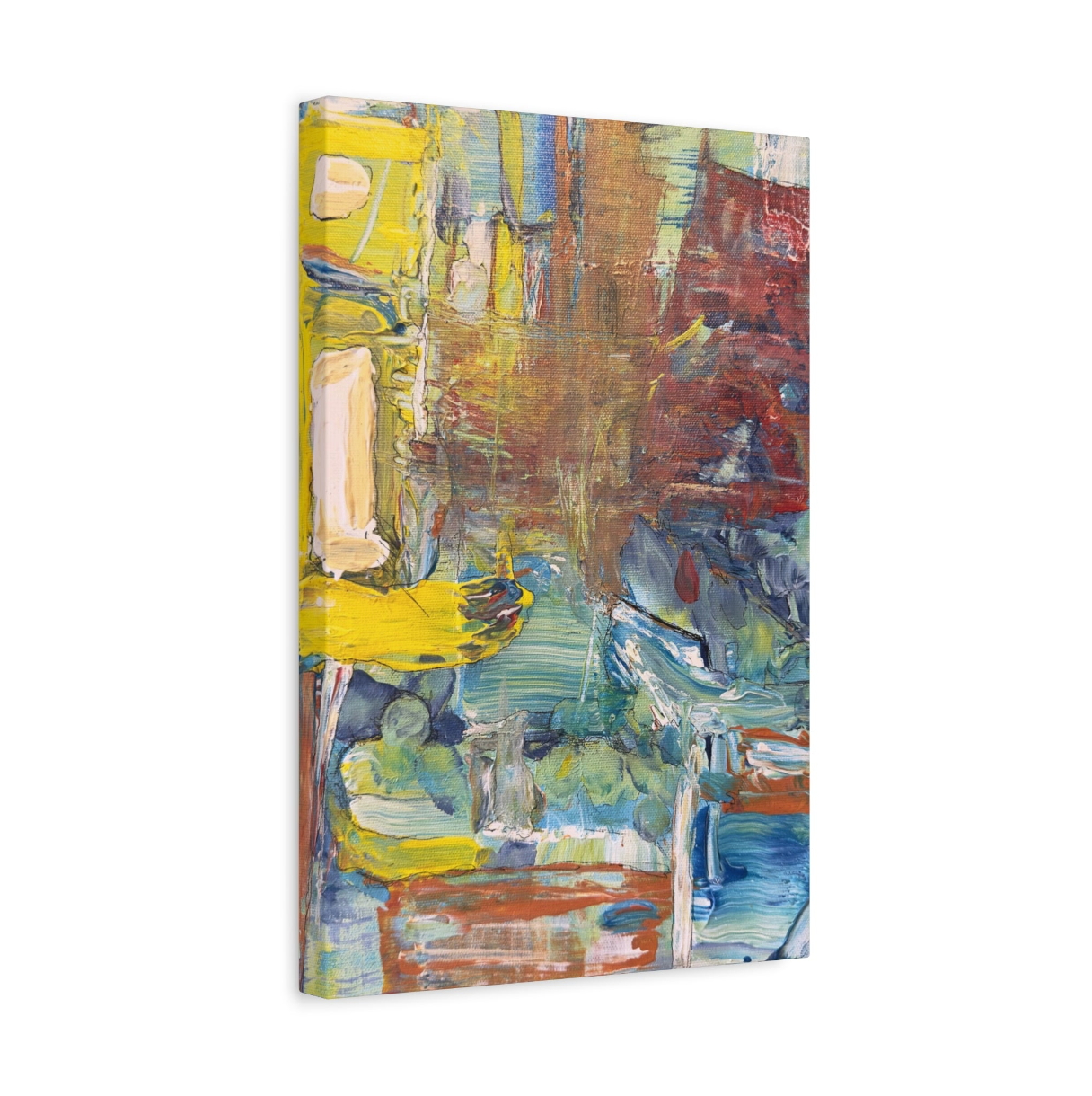 "Canal Town" Print on Canvas (12x18, 16x24, 20x30, 24x36)