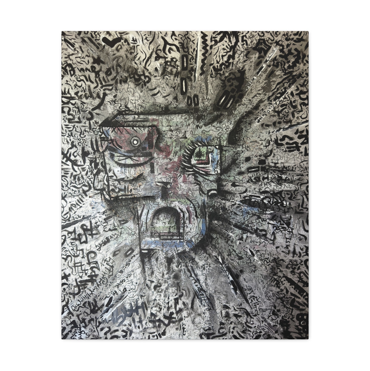 "Glyphcurrent" Print on Canvas (8x10, 16x20, 20x24, 24x30, 30x40)