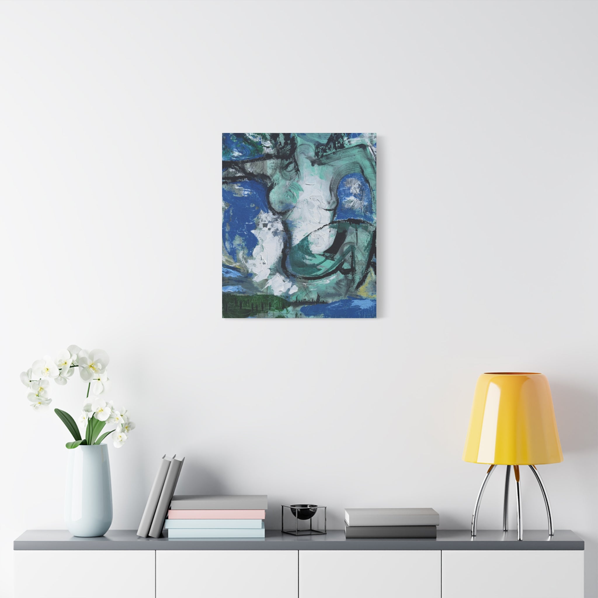 "The Soft Reign of Green and Grace" Print on 1.25in. Canvas (8x10, 16x20, 20x24, 24x30, 30x40)