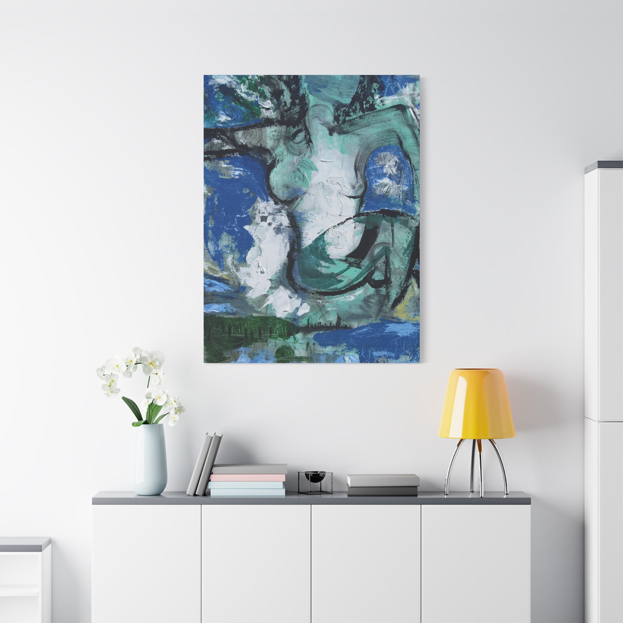 "The Soft Reign of Green and Grace" Print on 1.25in. Canvas (8x10, 16x20, 20x24, 24x30, 30x40)