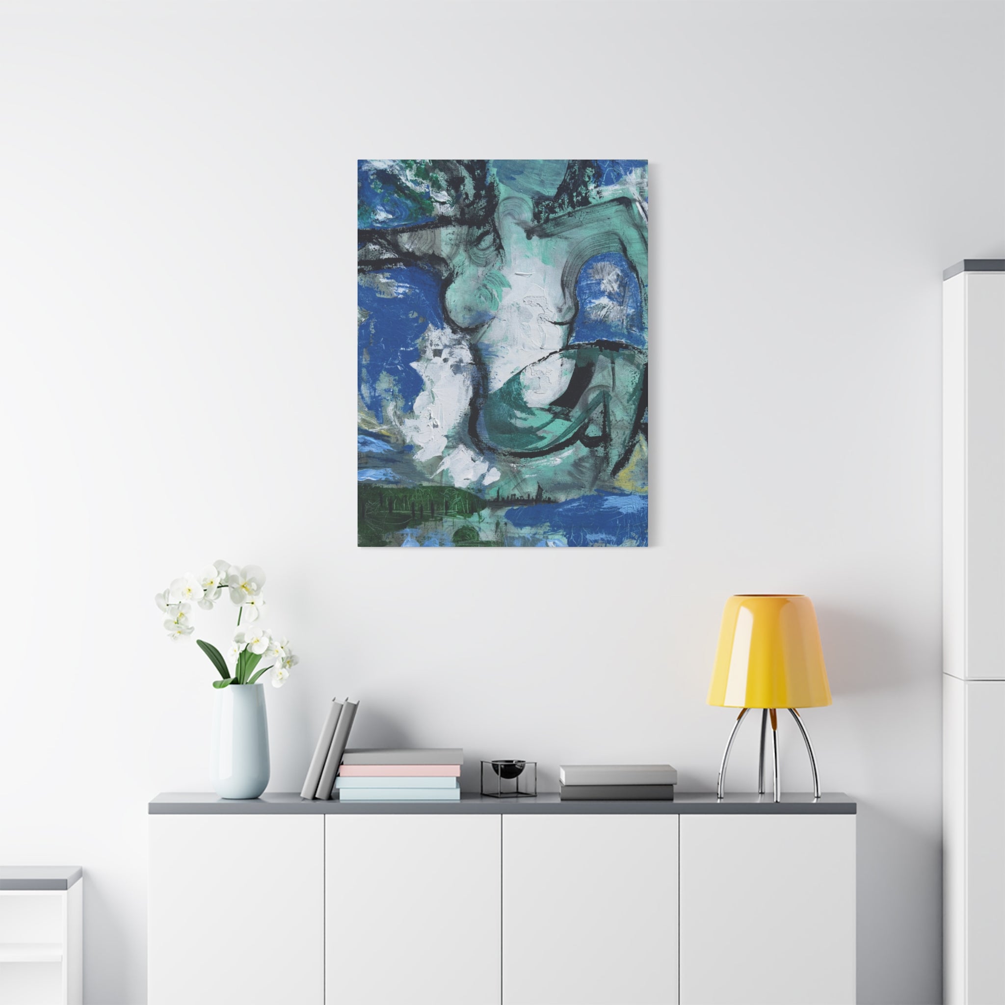 "The Soft Reign of Green and Grace" Print on 1.25in. Canvas (8x10, 16x20, 20x24, 24x30, 30x40)