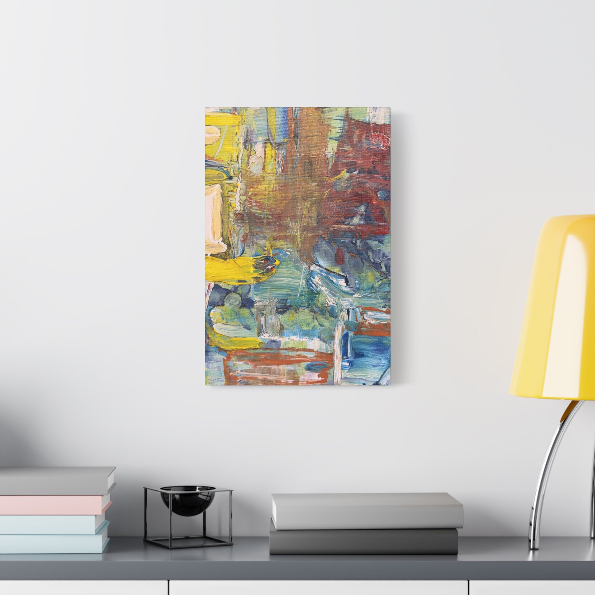 "Canal Town" Print on 1.25in. Canvas (12x18, 16x24, 20x30, 24x36)