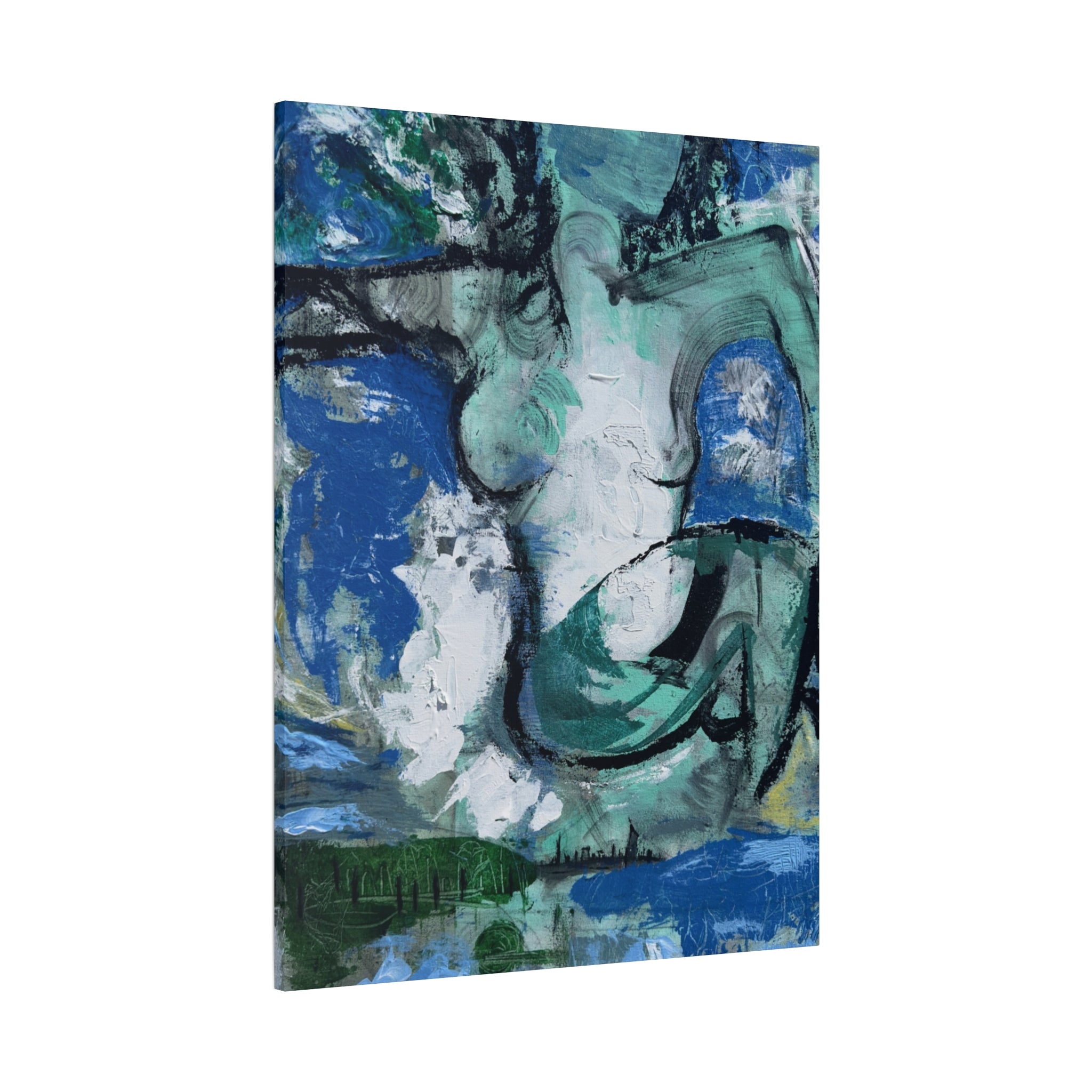 "The Soft Reign of Green and Grace" Print on 1.25in. Canvas (8x10, 16x20, 20x24, 24x30, 30x40)