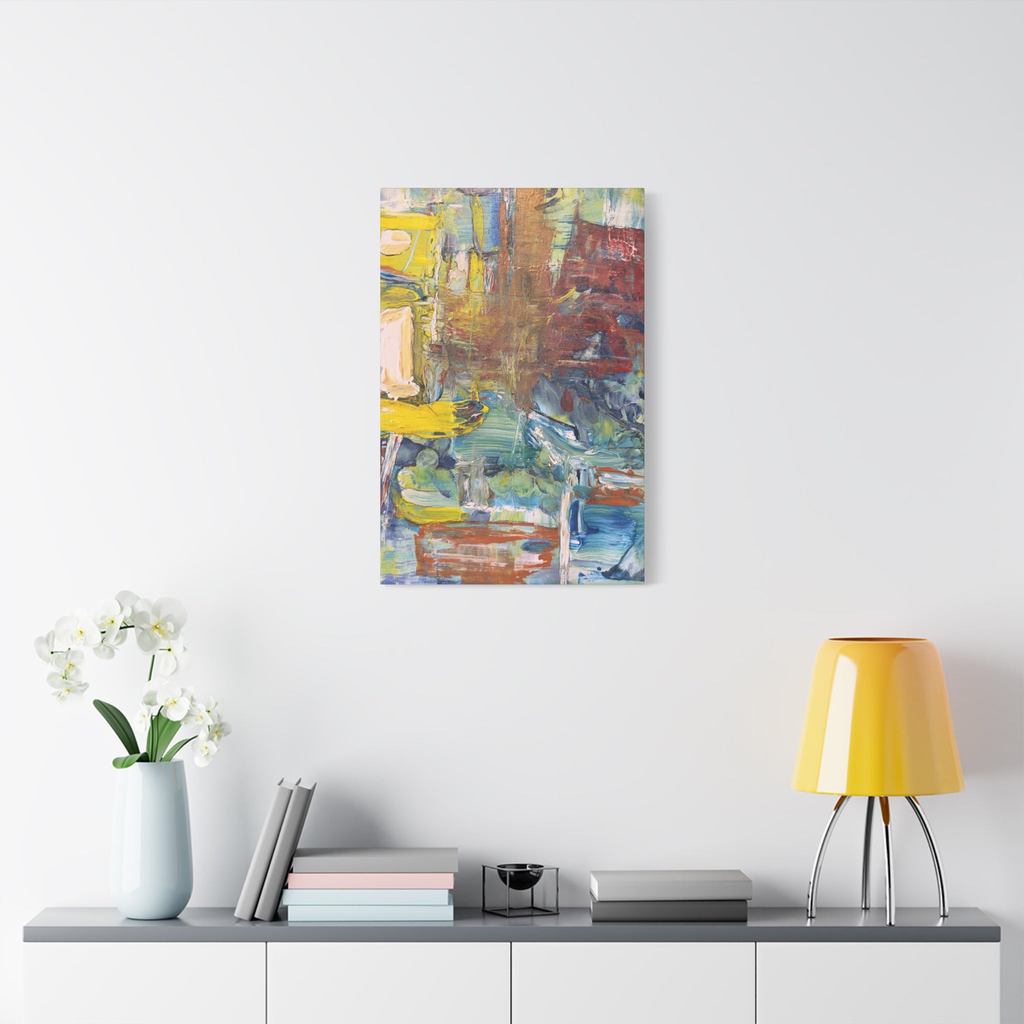 "Canal Town" Print on 1.25in. Canvas (12x18, 16x24, 20x30, 24x36)