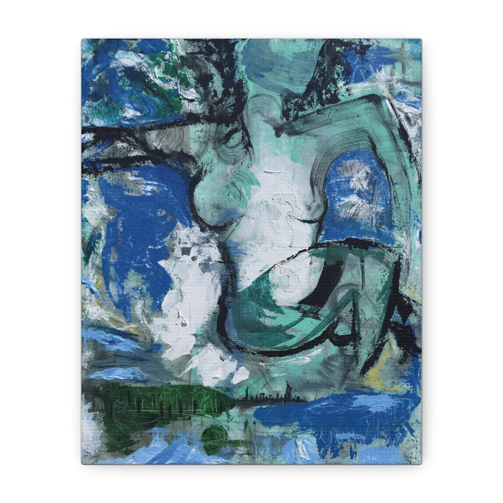 "The Soft Reign of Green and Grace" Print on 1.25in. Canvas (8x10, 16x20, 20x24, 24x30, 30x40)