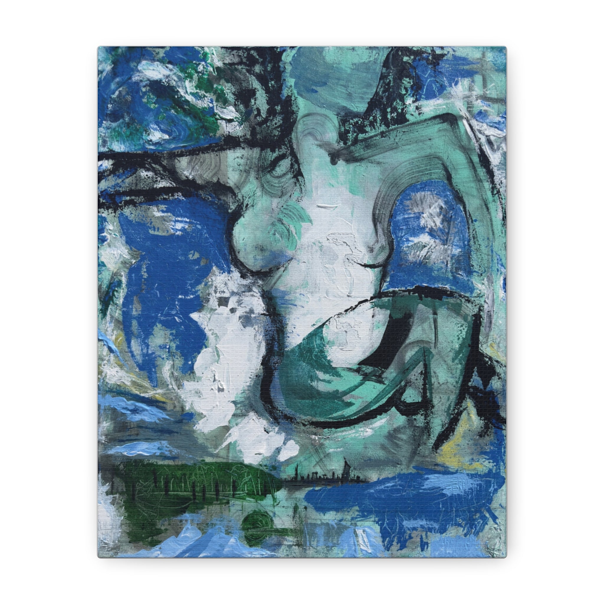 "The Soft Reign of Green and Grace" Print on 1.25in. Canvas (8x10, 16x20, 20x24, 24x30, 30x40)