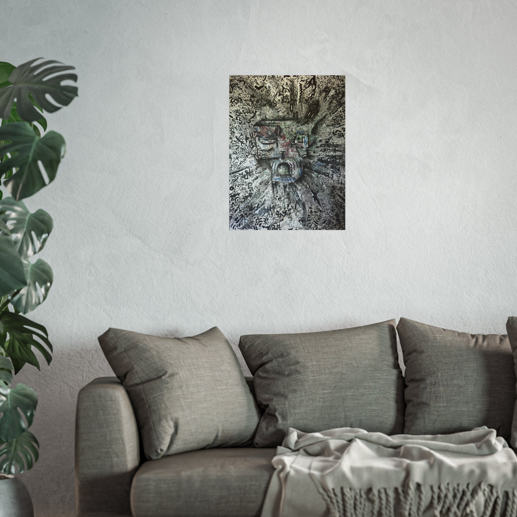 "Glyphcurrent" Print on 1.25in. Canvas (8x10, 16x20, 20x24, 24x30, 30x40)