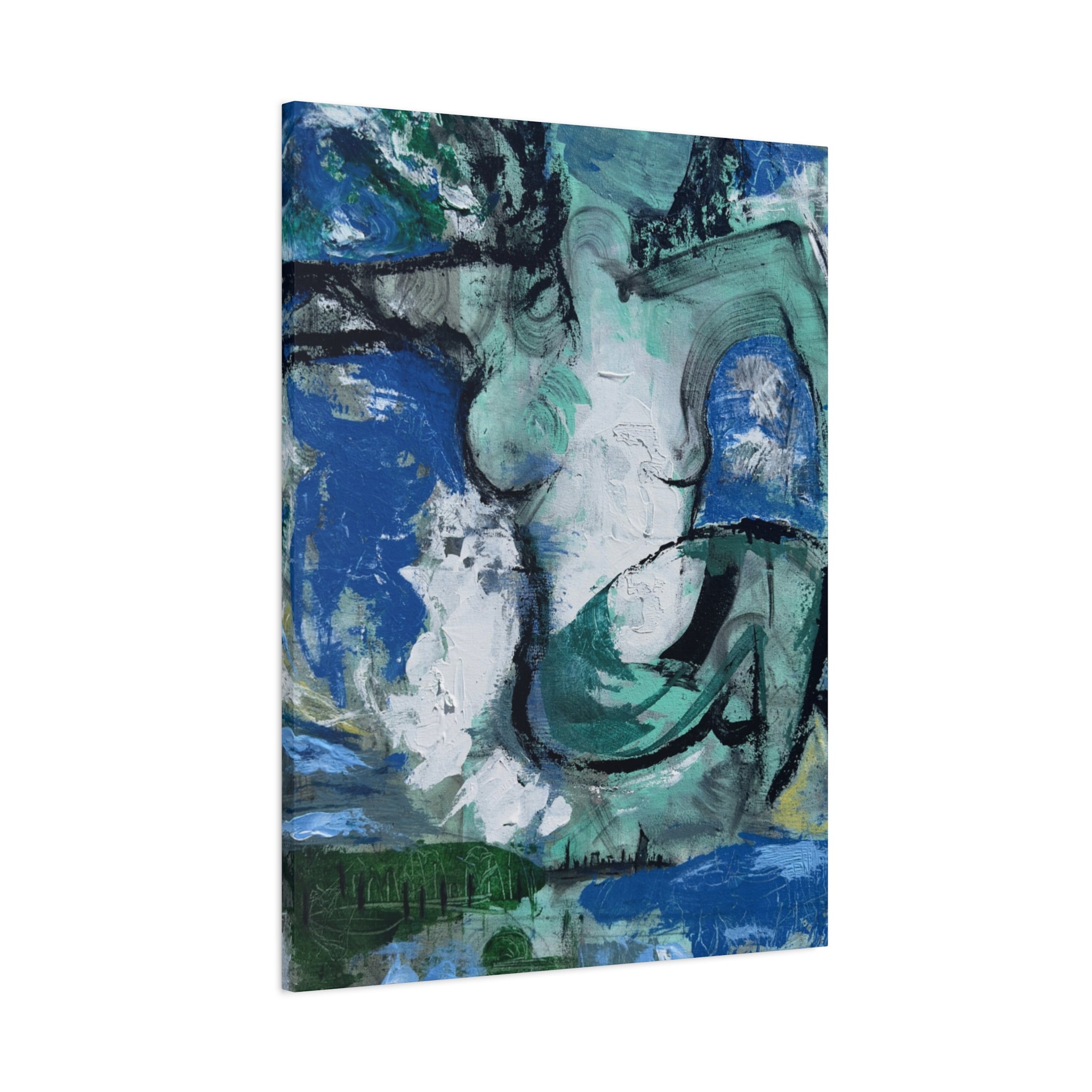 "The Soft Reign of Green and Grace" Print on 1.25in. Canvas (8x10, 16x20, 20x24, 24x30, 30x40)