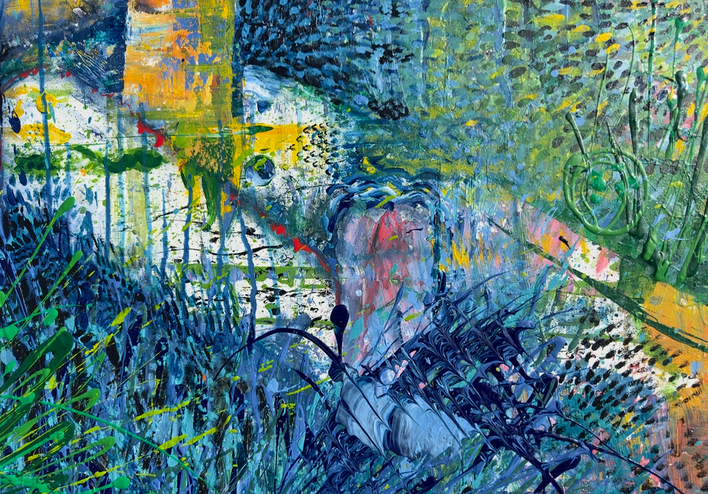 The Stoned Ape Theory - 36 x 48 - SOLD