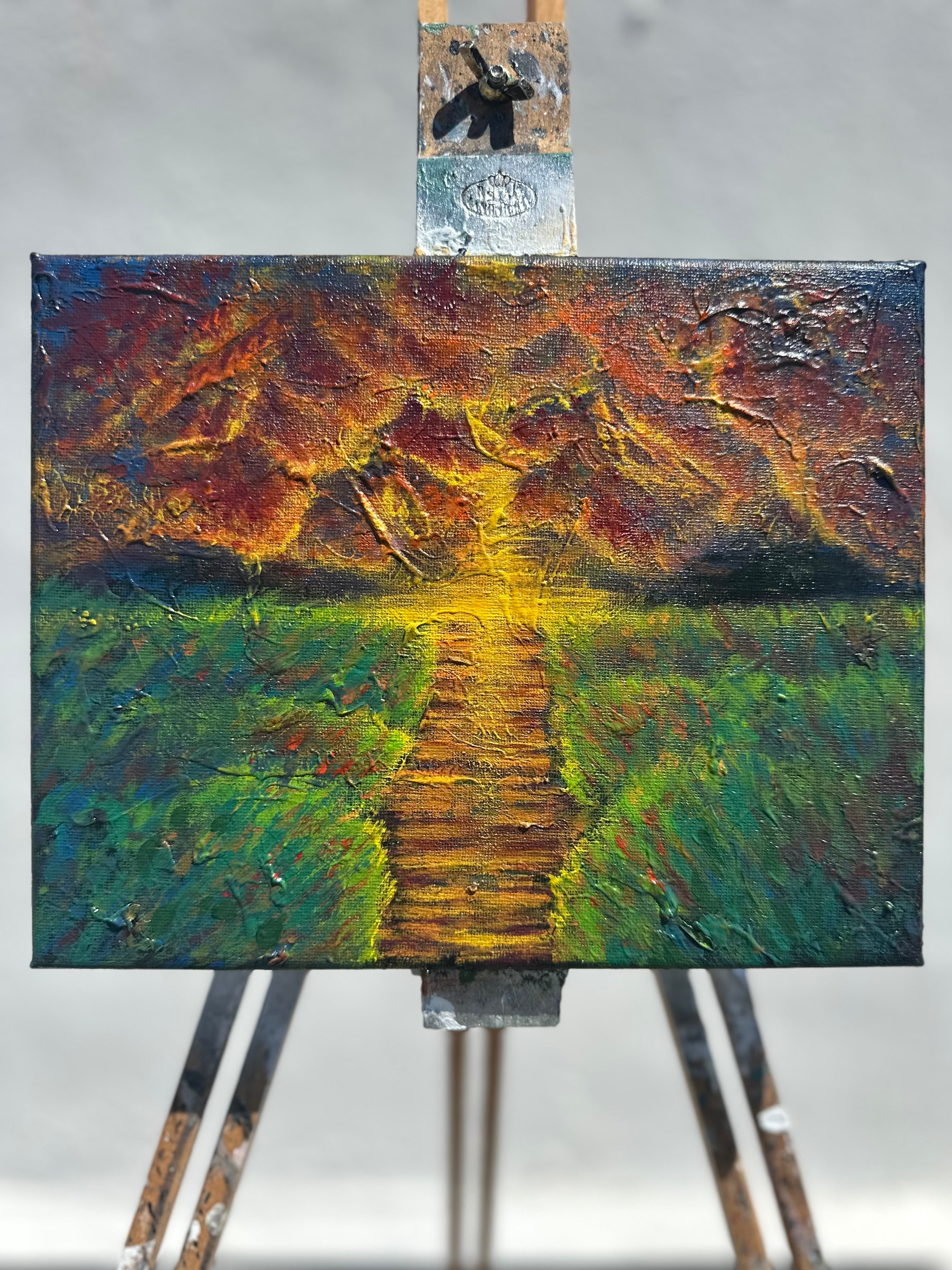 Lands IV - SOLD - 10 x 8 Acrylic on Canvas