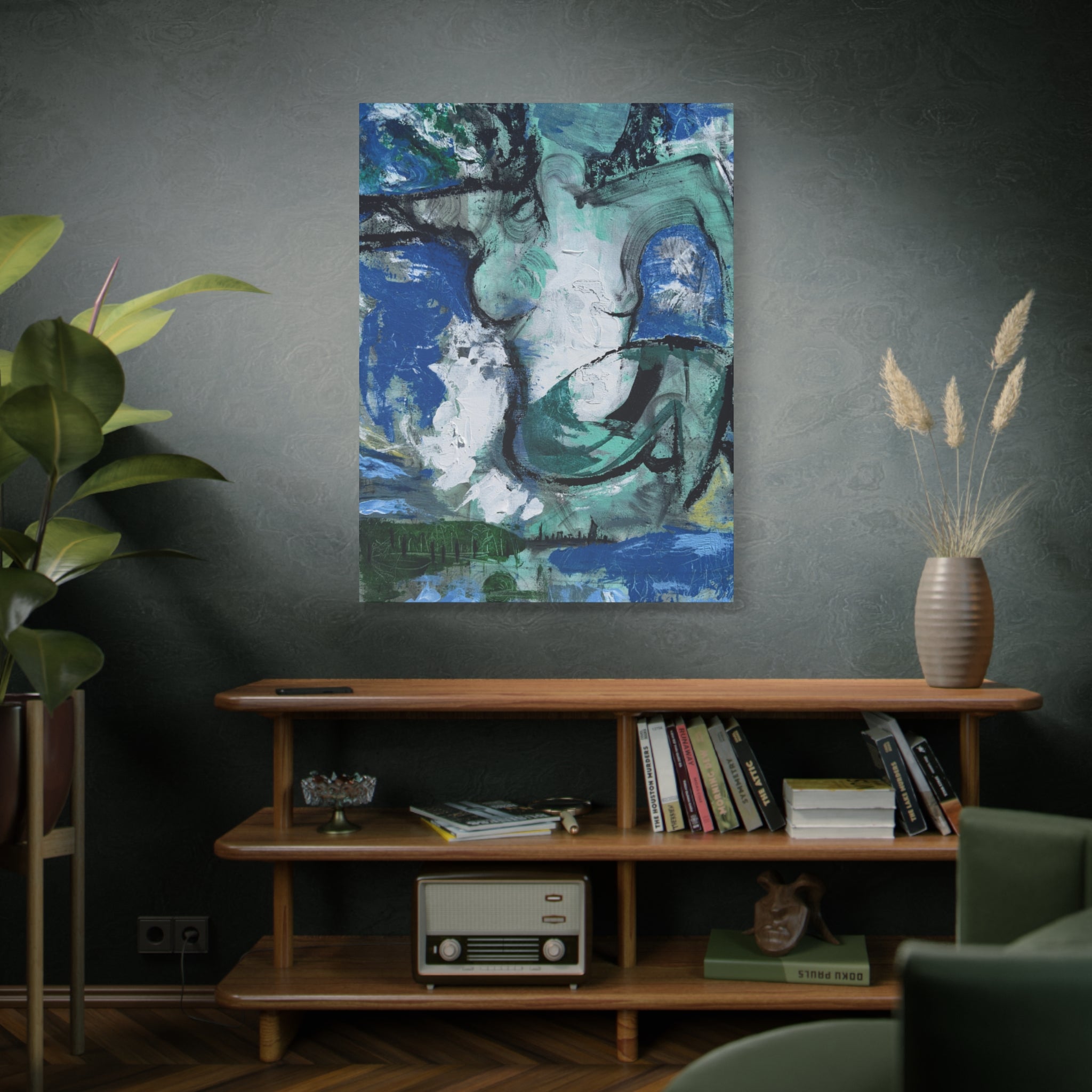 "The Soft Reign of Green and Grace" Print on 1.25in. Canvas (8x10, 16x20, 20x24, 24x30, 30x40)