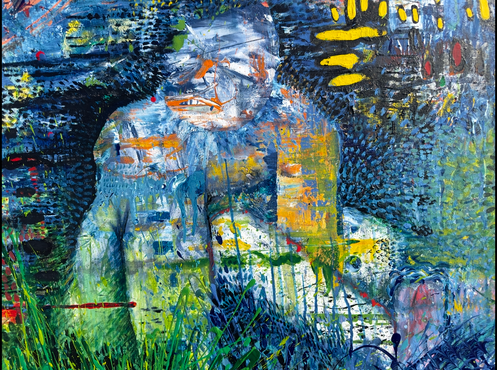 The Stoned Ape Theory - 36 x 48 - SOLD