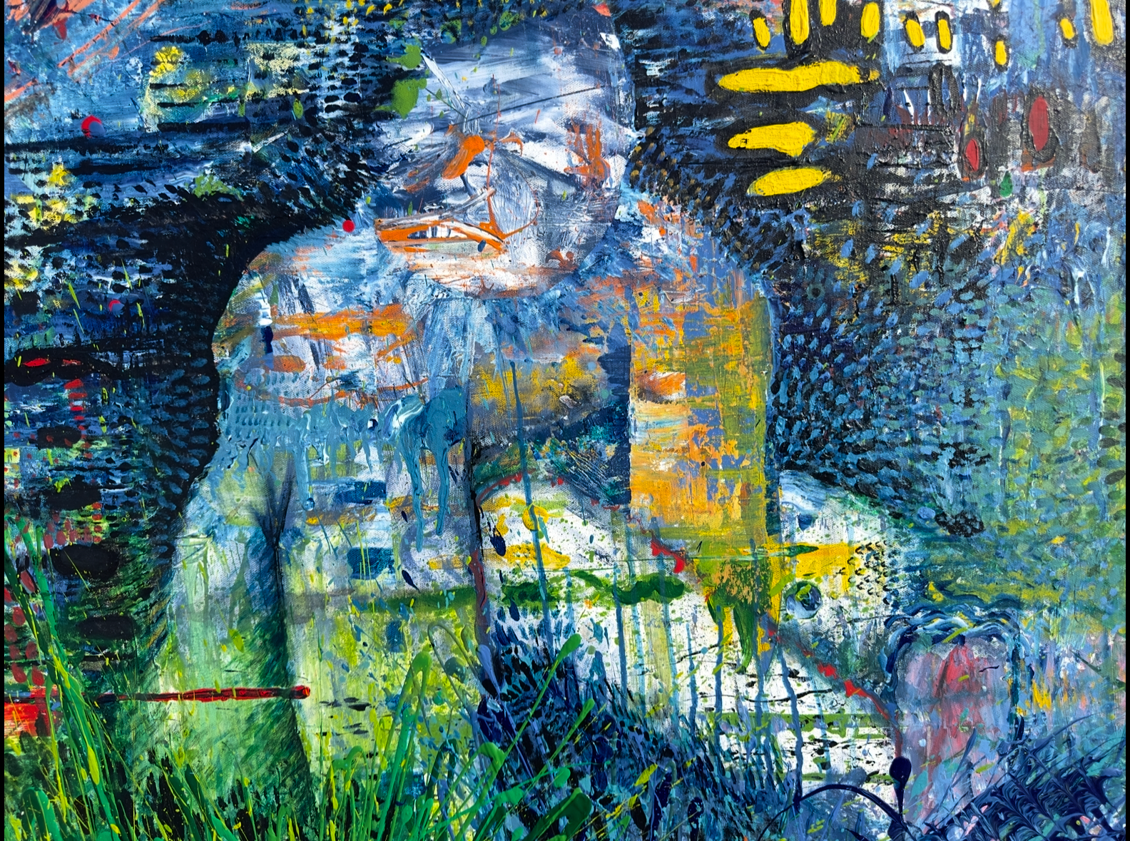 The Stoned Ape Theory - 36 x 48 - SOLD