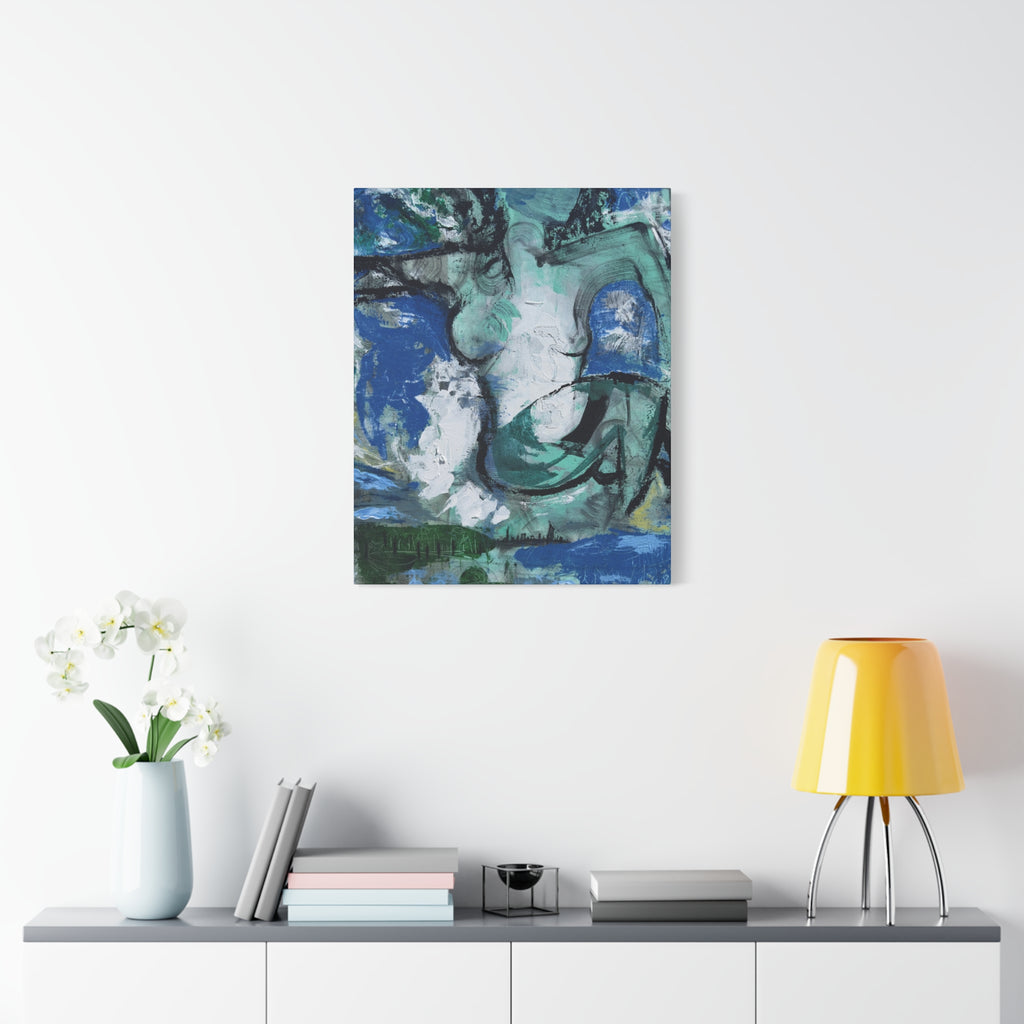 "The Soft Reign of Green and Grace" Print on 1.25in. Canvas (8x10, 16x20, 20x24, 24x30, 30x40)