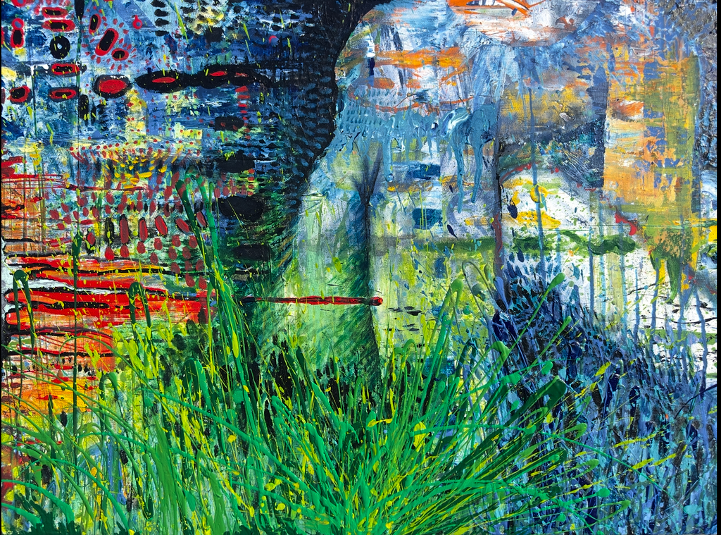 The Stoned Ape Theory - 36 x 48 - SOLD