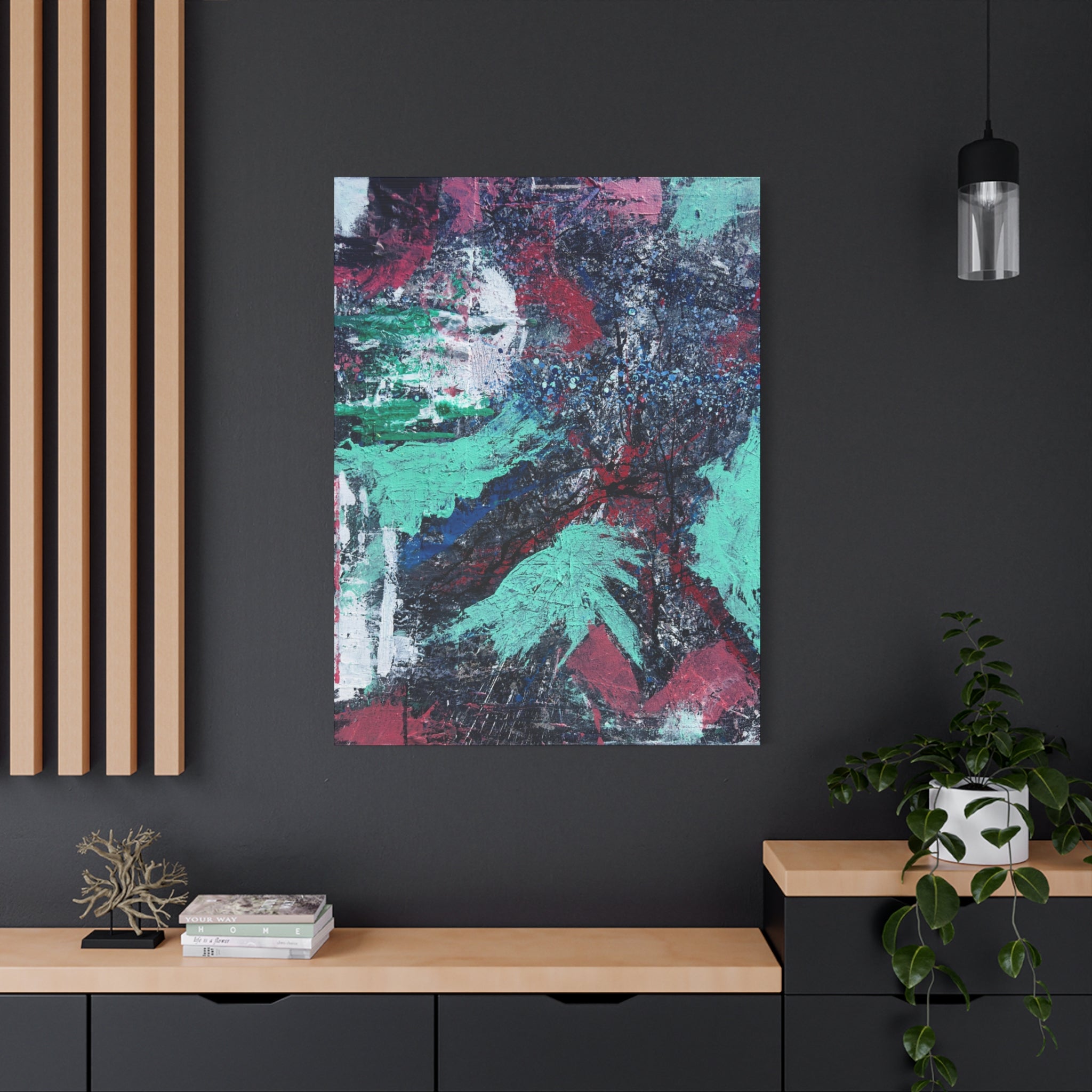 "Ojo-san Leaving" Print on 1.25in. Canvas (8x10, 16x20, 20x24, 24x30, 30x40)