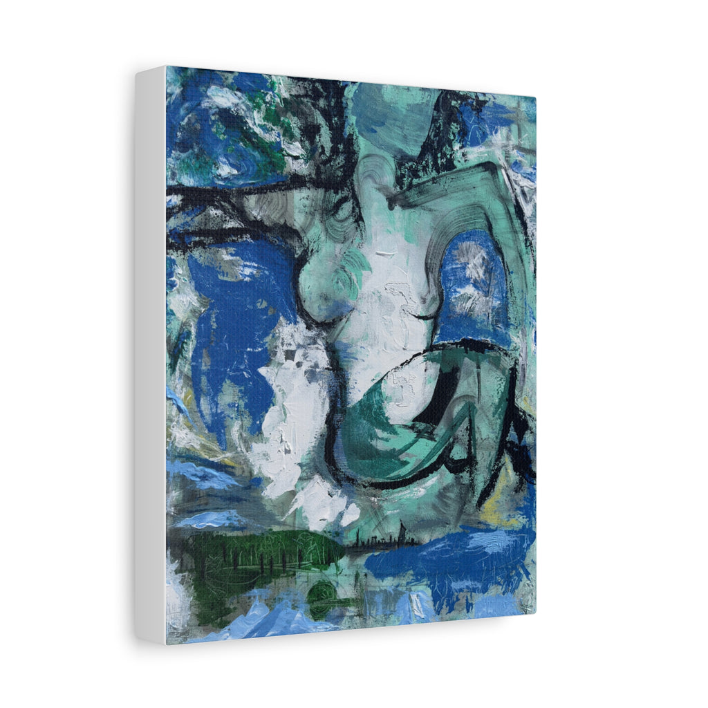 "The Soft Reign of Green and Grace" Print on 1.25in. Canvas (8x10, 16x20, 20x24, 24x30, 30x40)