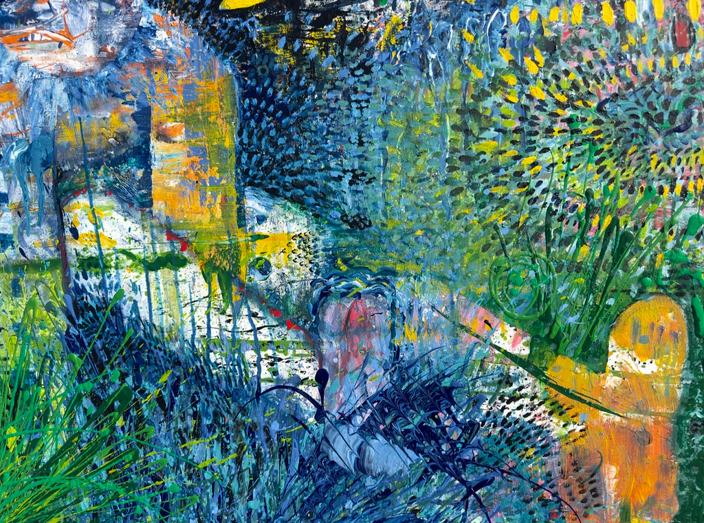 The Stoned Ape Theory - 36 x 48 - SOLD