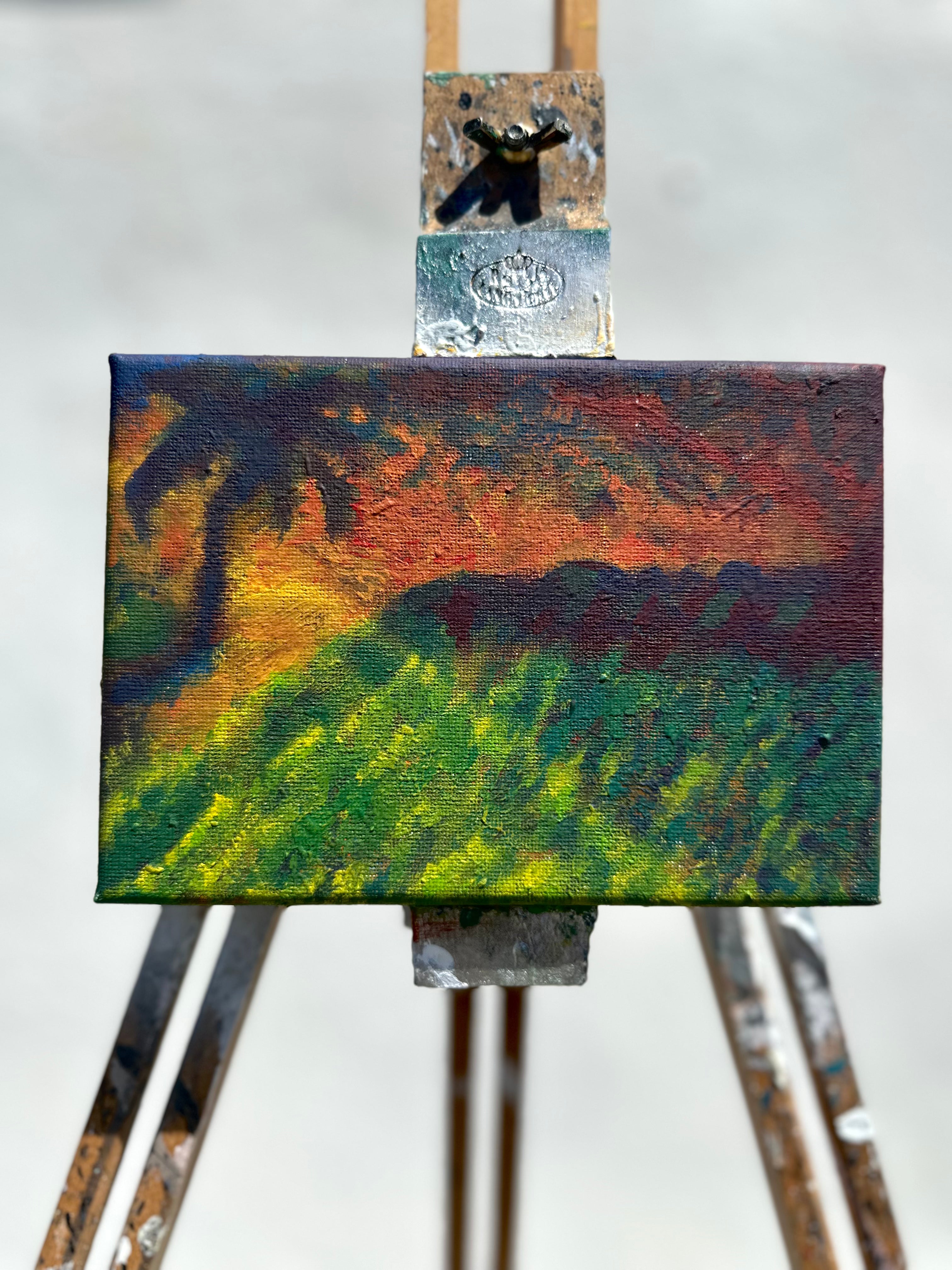 Lands II - 7 x 5 Acrylic on Canvas