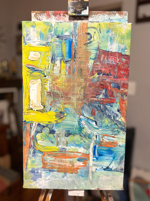 "Canal Town" 10 x 16 Acrylic on Canvas
