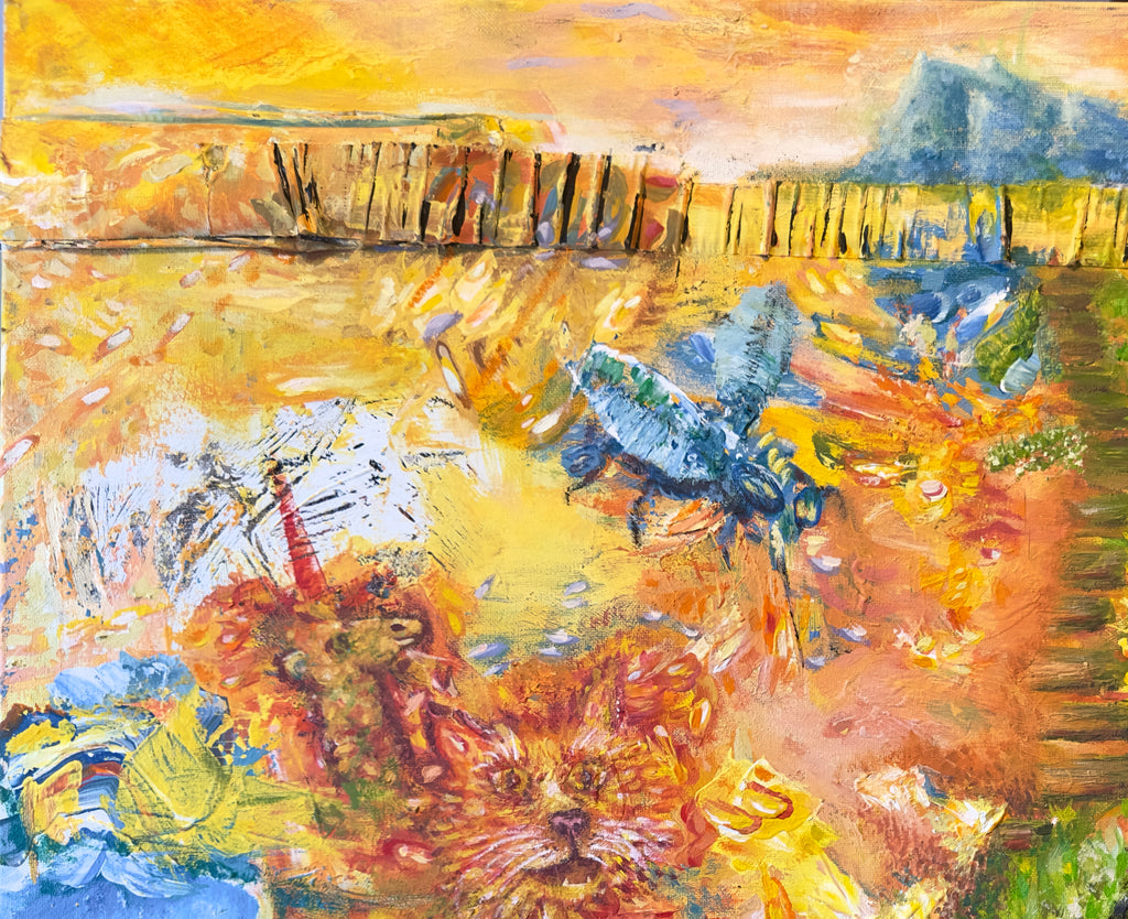 "Lucid's Garden" 30 x 24 Acrylic on Canvas