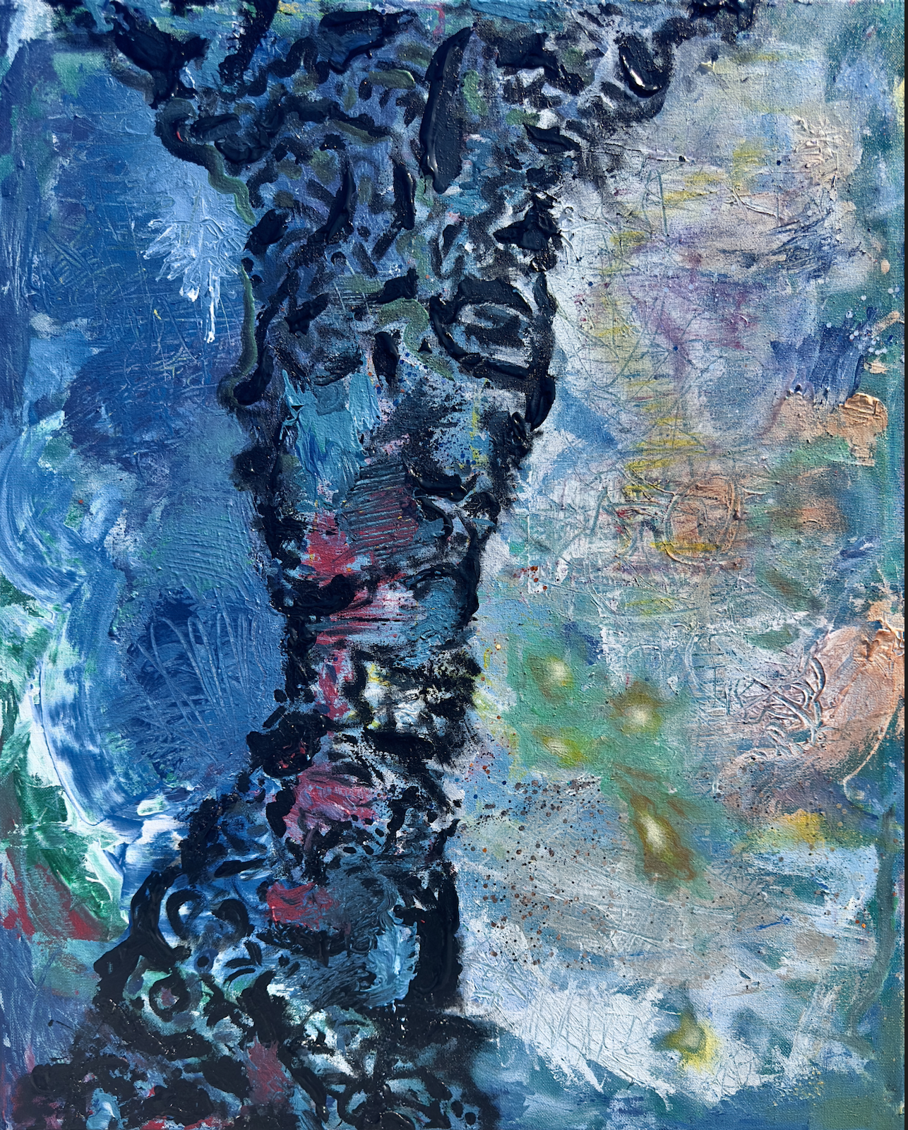 "Plume" 24x30 Acrylic on Canvas
