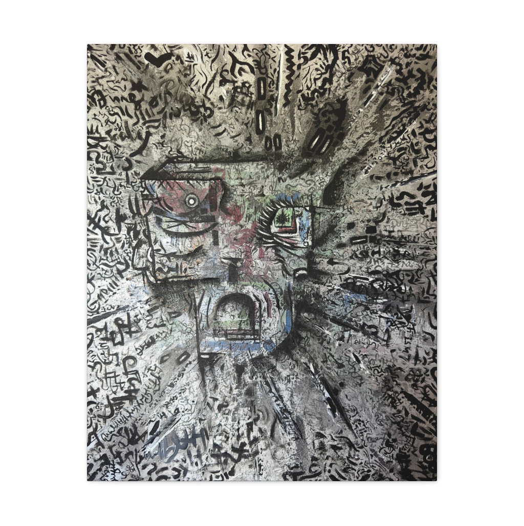 "Glyphcurrent" Print on 1.25in. Canvas (8x10, 16x20, 20x24, 24x30, 30x40)